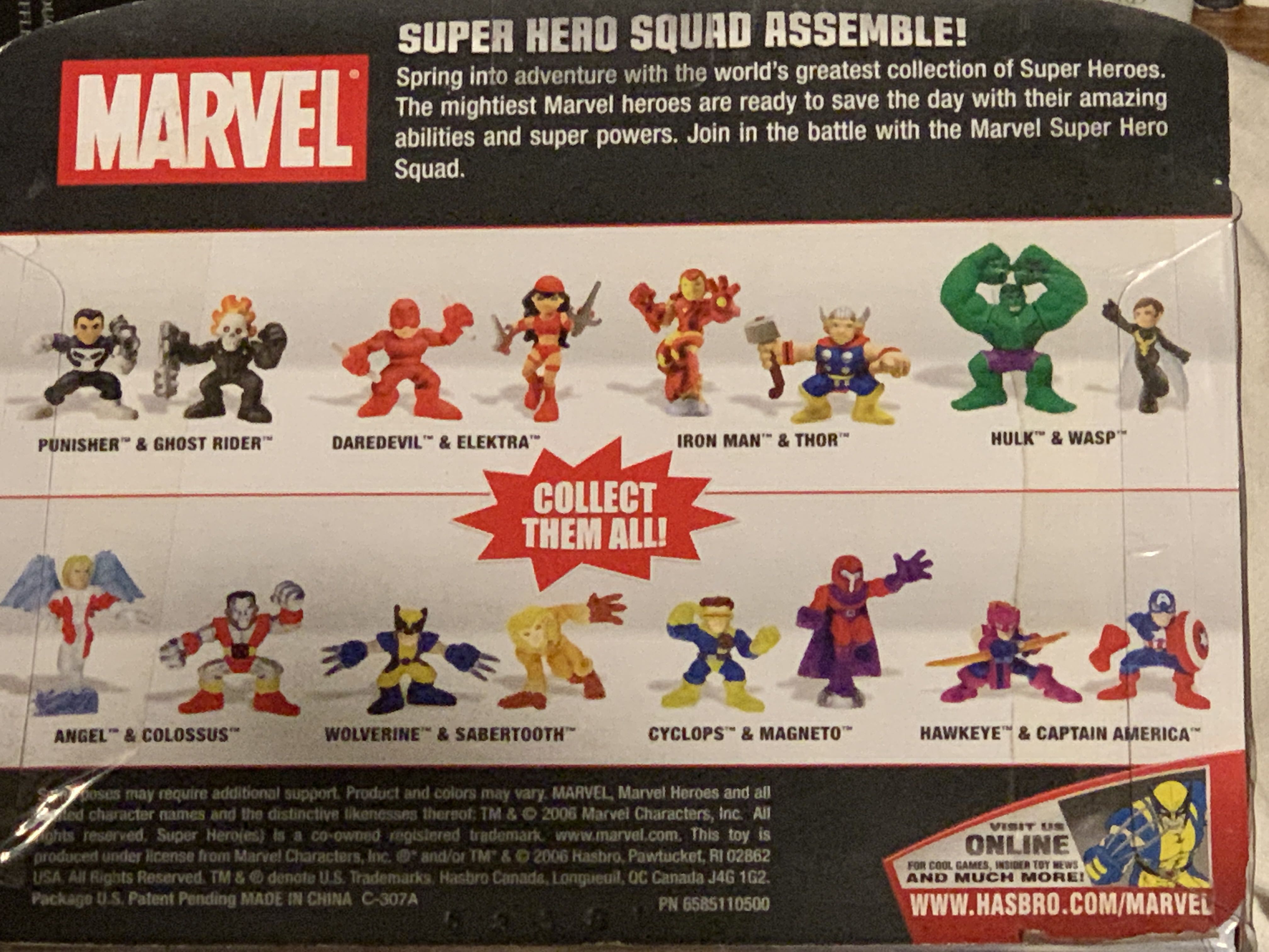 Super Hero Squad: Iron Man & Thor - Disney/Hasbro (Super Hero Squad: 2-Pack: 3”) action figure collectible [Barcode 653569206309] - Main Image 2