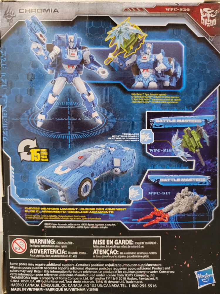 Chromia - Hasbro / Takara Tomy (The Transformers) action figure collectible [Barcode 630509788620] - Main Image 4
