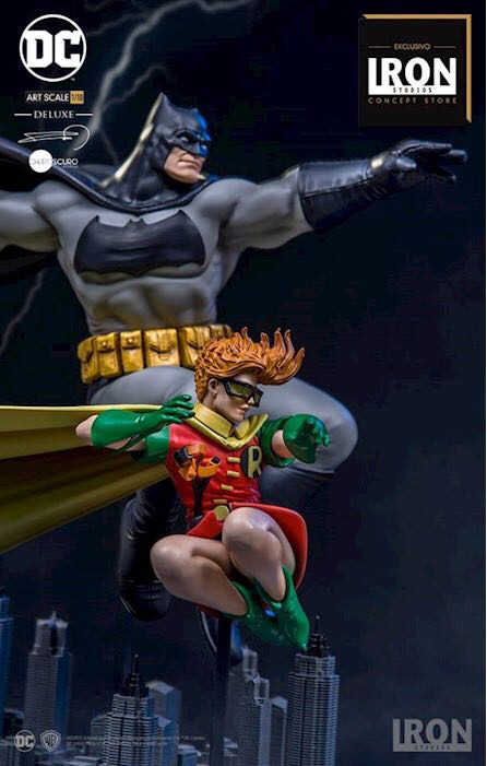 Batman e Robin Dark Knight Frank Miller - Iron Studios (Dark Knight Iron Studios) action figure collectible - Main Image 1