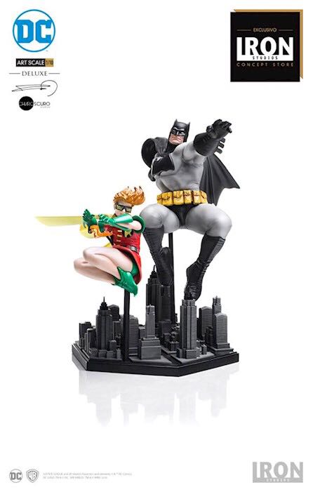 Batman e Robin Dark Knight Frank Miller - Iron Studios (Dark Knight Iron Studios) action figure collectible - Main Image 4