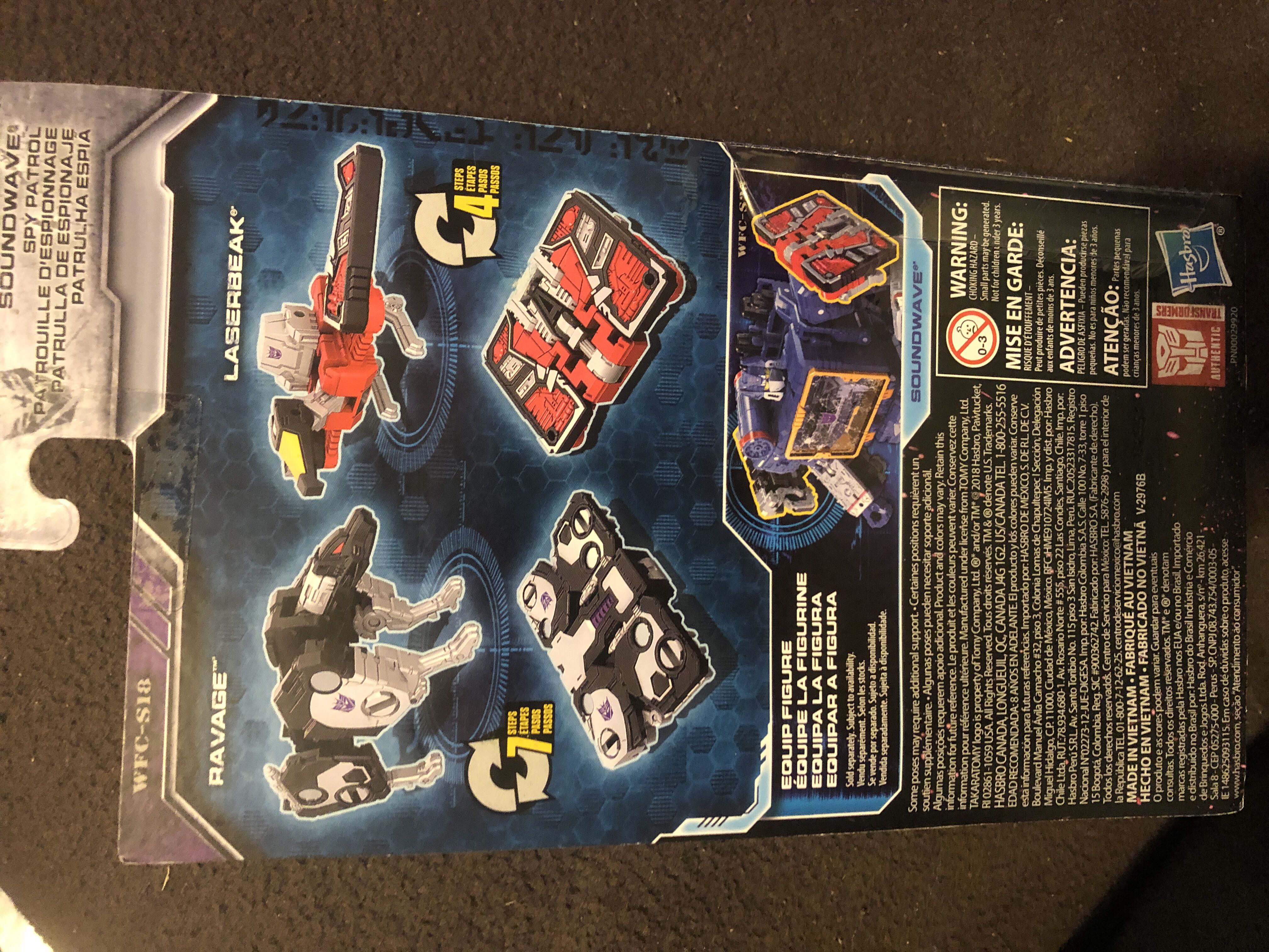 WFC S18 Lazerbeak & Ravage - Takara / Hasbro (Transformers: Seige) action figure collectible [Barcode 630509769926] - Main Image 2