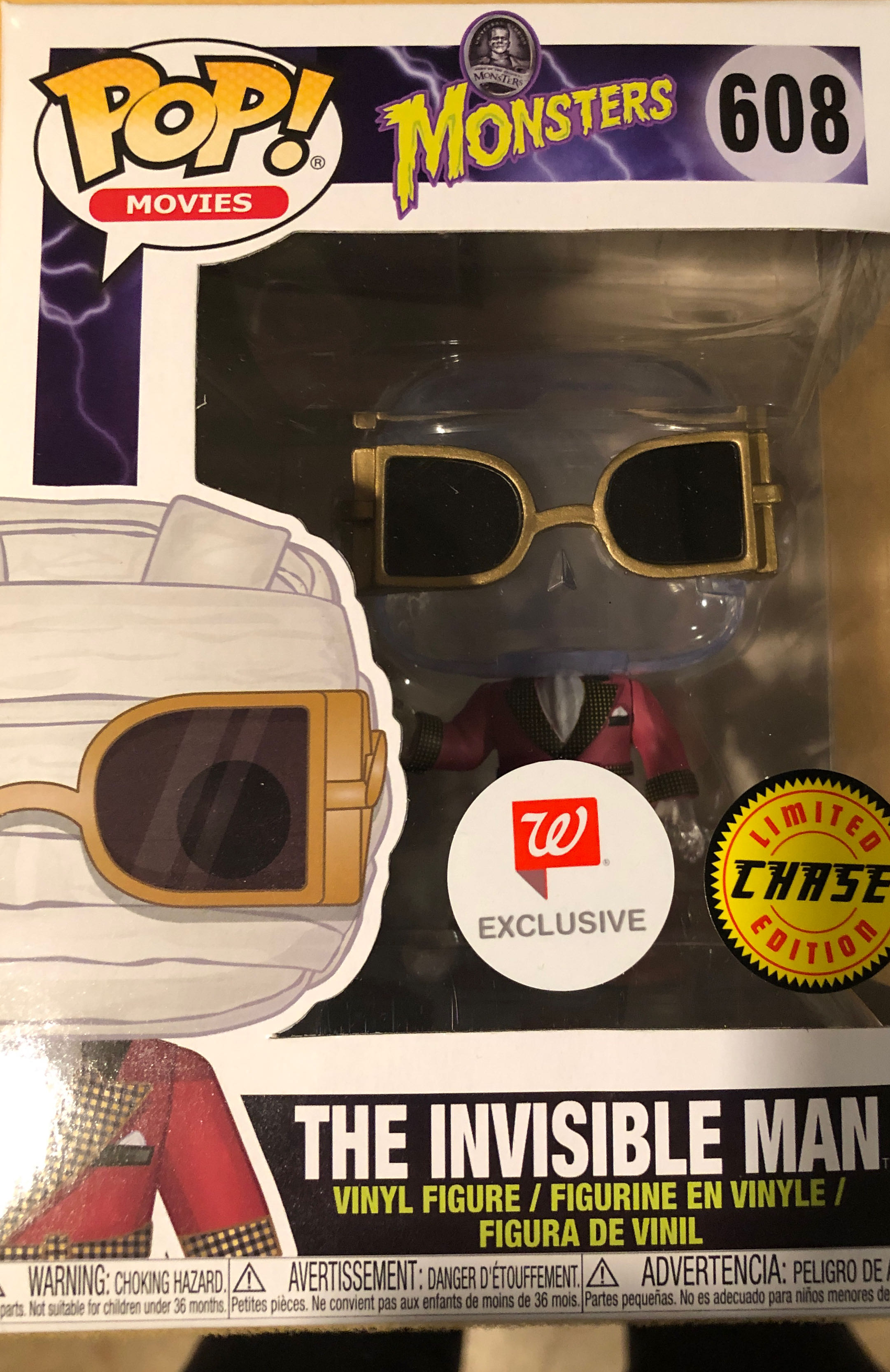 The Invisible Man - Funko (Universal Monsters) action figure collectible [Barcode 889698329613] - Main Image 2