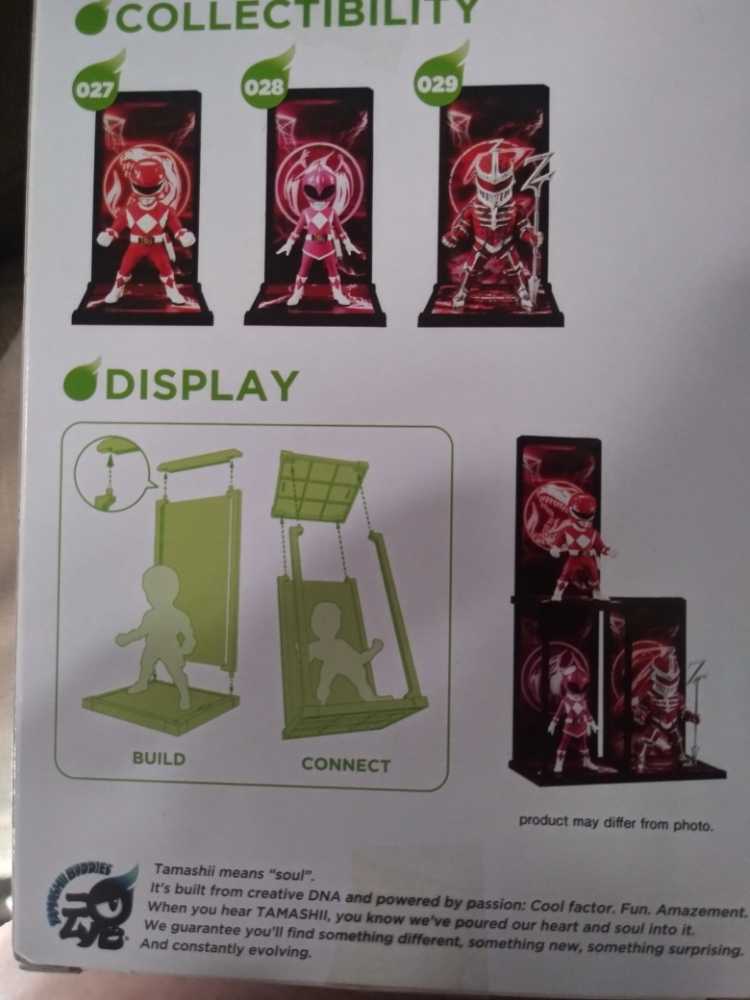 Pink Ranger - Tamashii Nations - Bandai (Tamashii Buddies) action figure collectible [Barcode 4549660112075] - Main Image 2