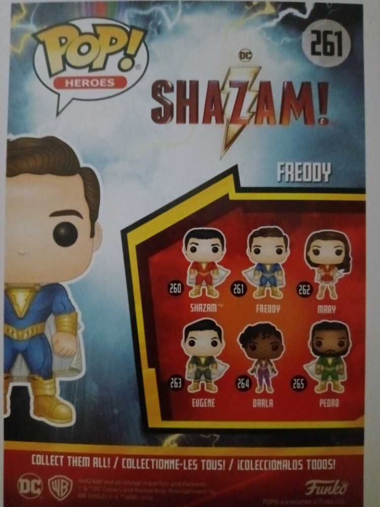 Shazam: Freddy #261 - Funko (Shazam) (POP! HEROES) action figure collectible [Barcode 889698368094] - Main Image 3