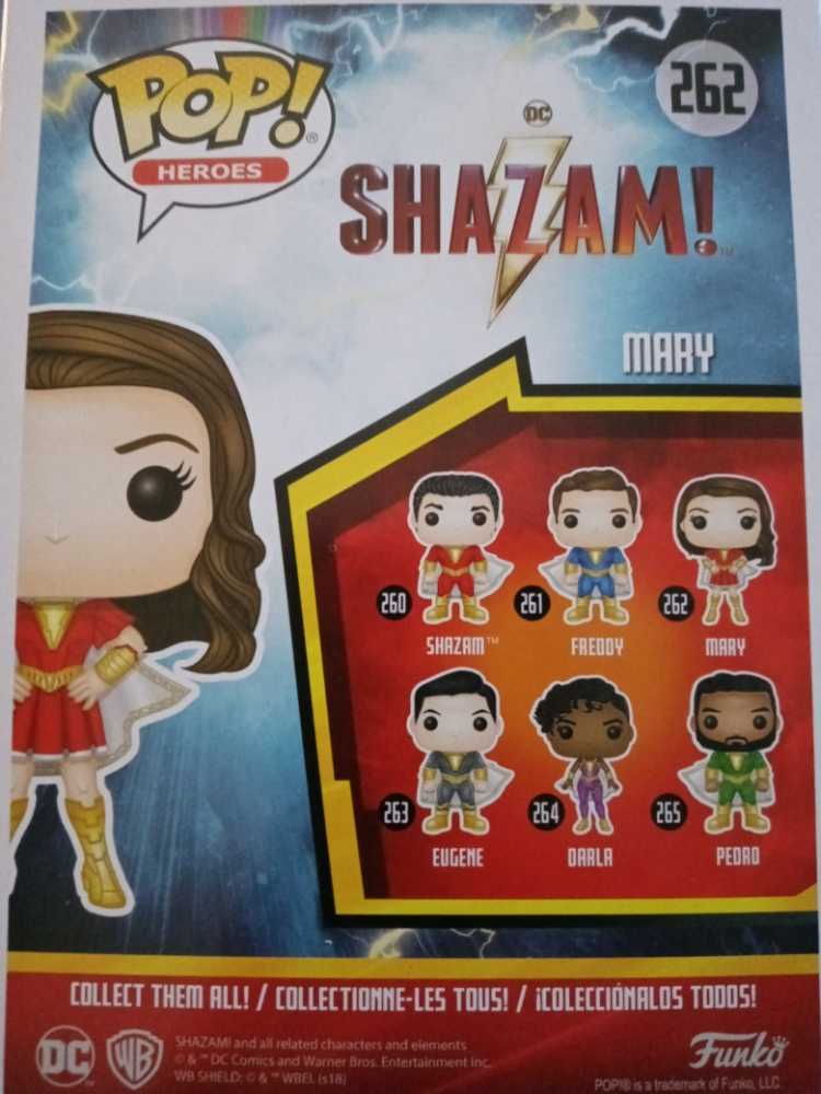 Shazam: Mary #262 - Funko (Shazam) (POP! HEROES) action figure collectible [Barcode 889698368100] - Main Image 4