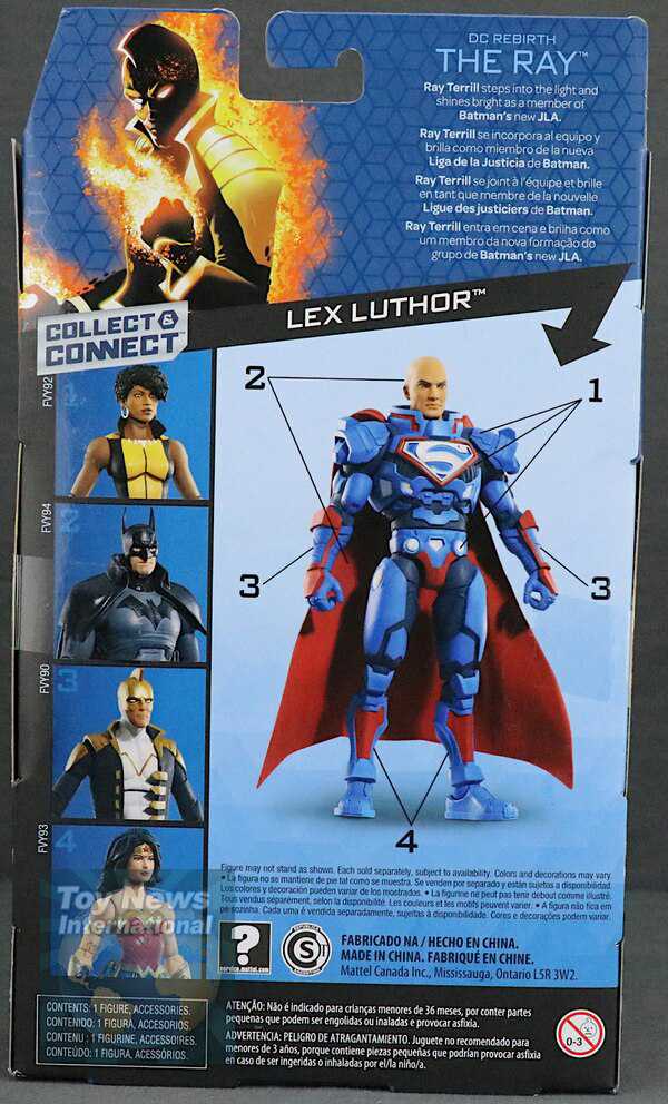 DC Rebirth The Ray - Mattel (Dc Multiverse Mattel) action figure collectible [Barcode 887961670516] - Main Image 4