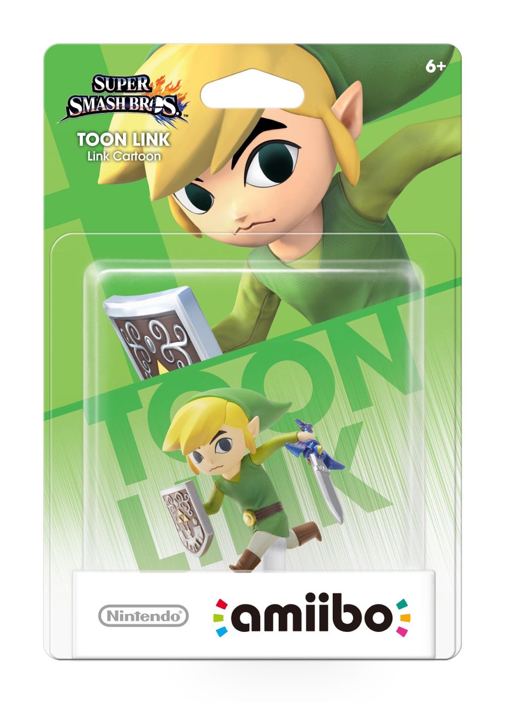 Toon Link - Nintendo (Super Smash Bros.) action figure collectible [Barcode 045496352578] - Main Image 2