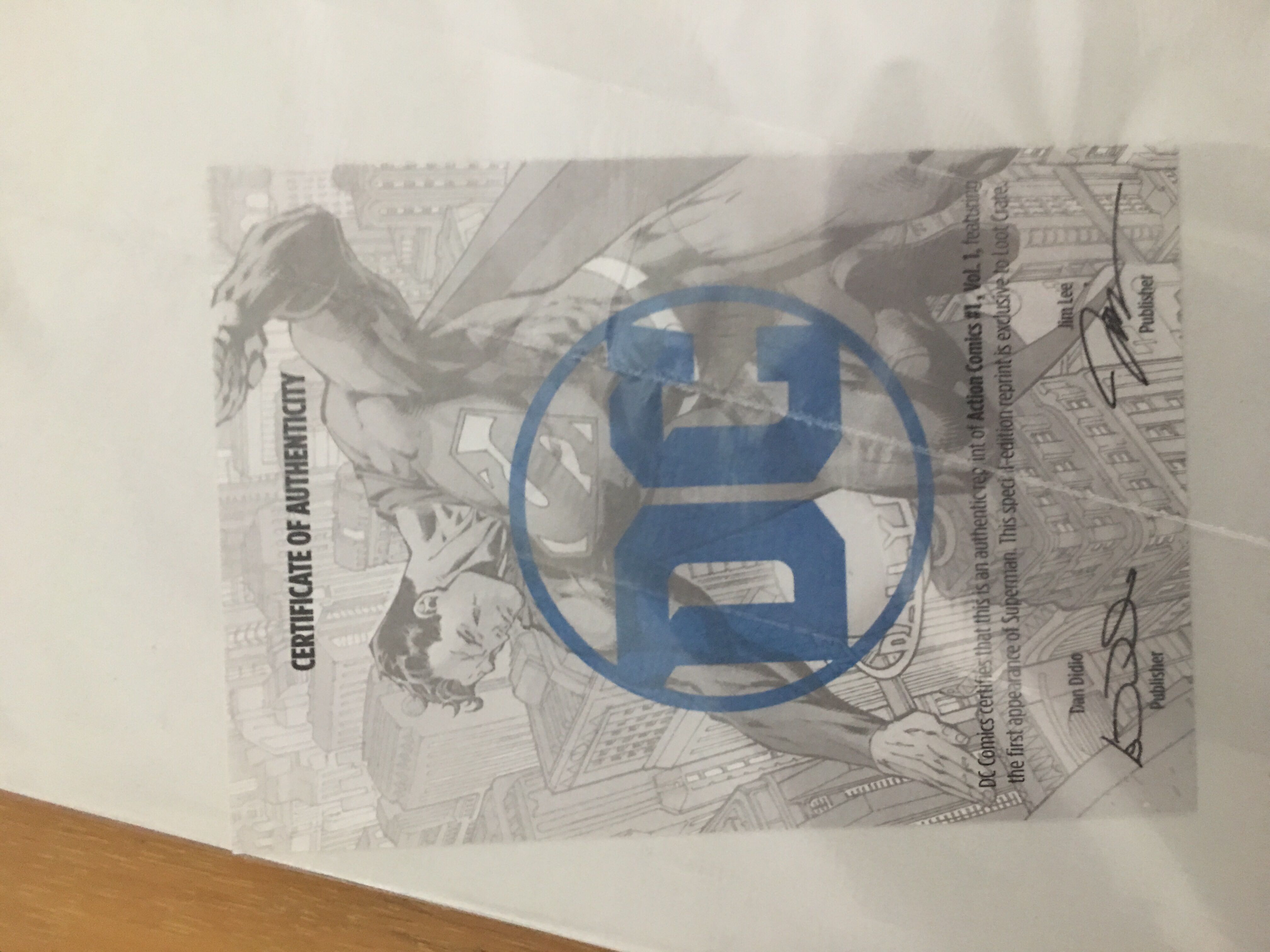 Action Comics #1 Reprint  action figure collectible - Main Image 2