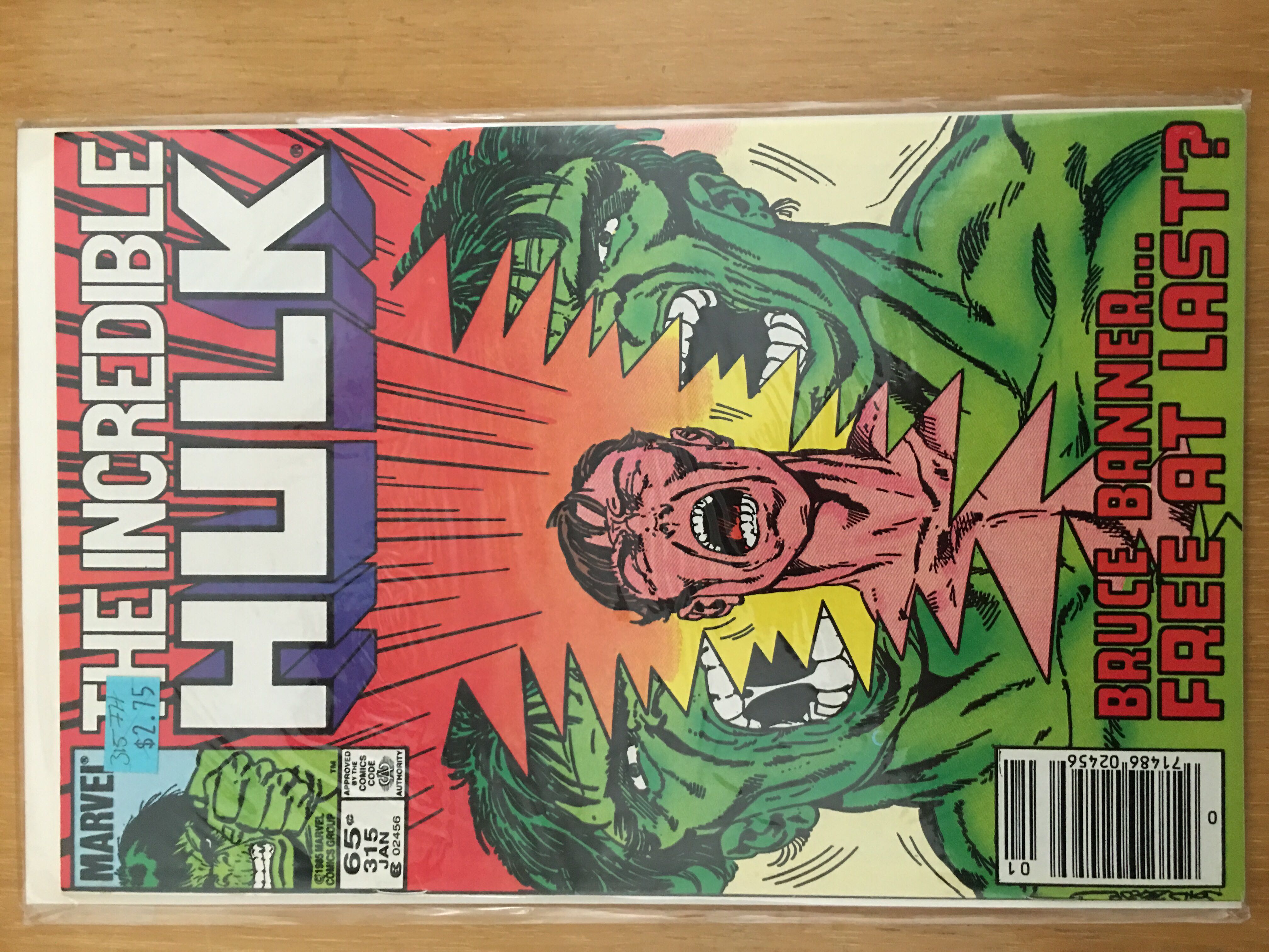 The Incredible Hulk #315  action figure collectible [Barcode 071486024569] - Main Image 1