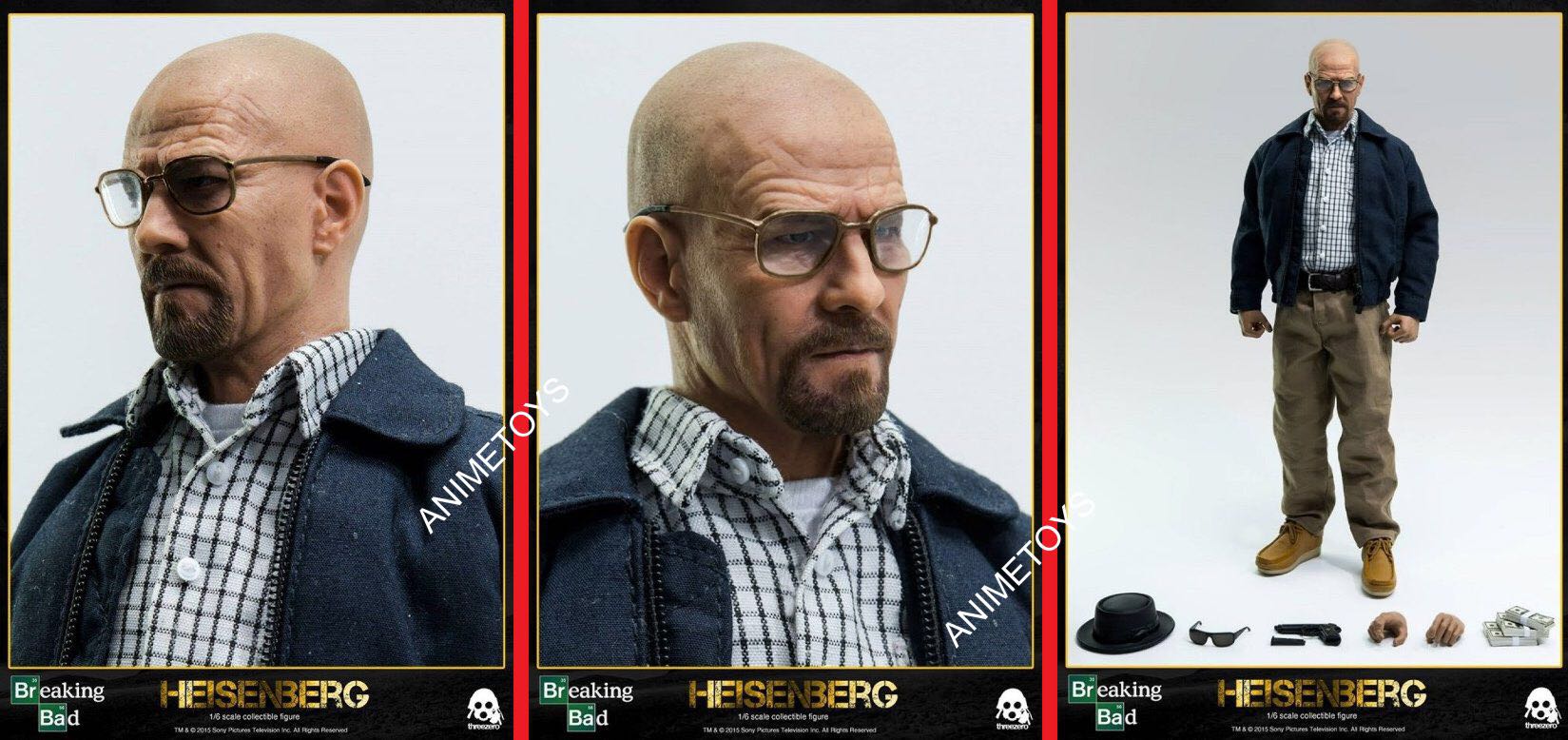 BREAKING BAD: 1/6 scale collectible figure Heisenberg - Threezero (Breaking Bad) action figure collectible [Barcode 4897056200340] - Main Image 3