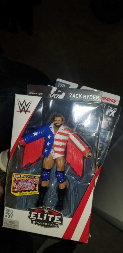 Zack Ryder - Elite Series 59 - Mattel Wwe (Wwe Elite) action figure collectible [Barcode 887961572445] - Main Image 2