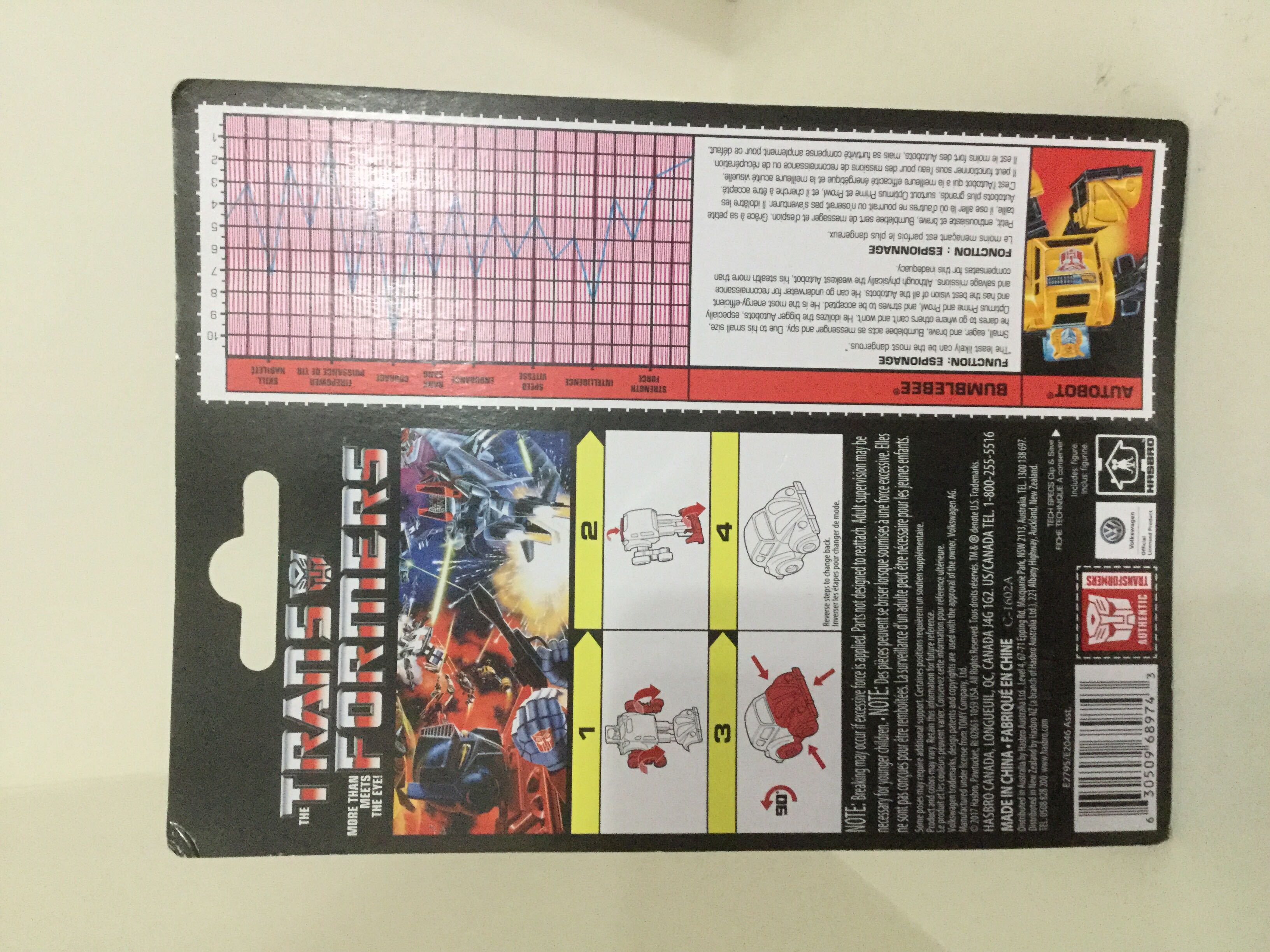 #6 | Bumblebee - Hasbro (G1 Transformers) action figure collectible [Barcode 630509689743] - Main Image 2