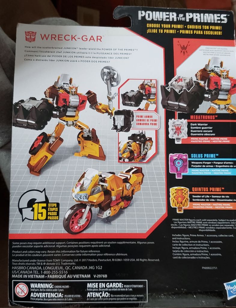 Power Of The Primes 41 Wreck-Gar - Hasbro (Power Of The Primes) action figure collectible [Barcode 630509691111] - Main Image 2