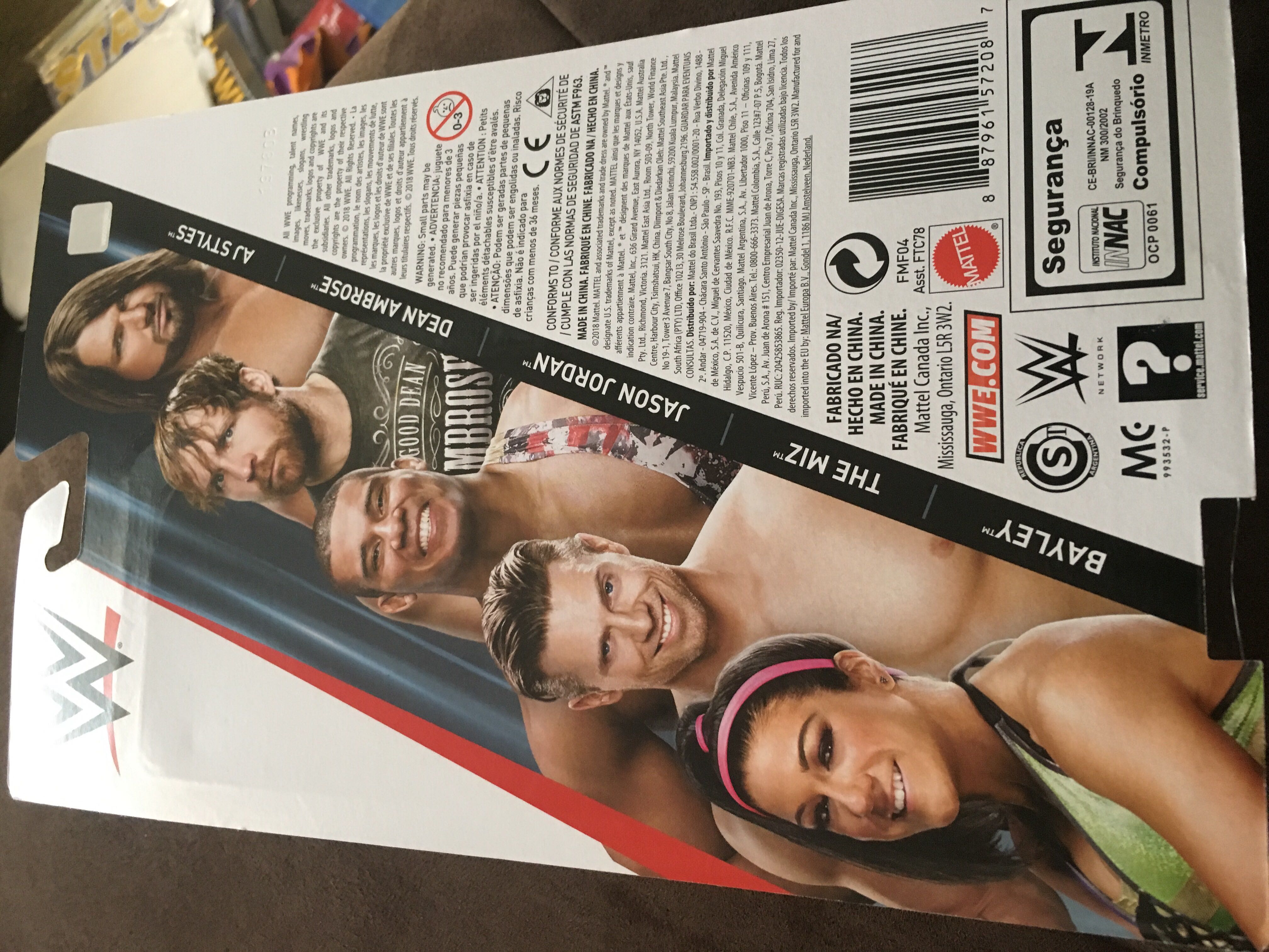 Dean Ambrose - Mattel (WWE Basic Mattel) action figure collectible [Barcode 887961572087] - Main Image 2