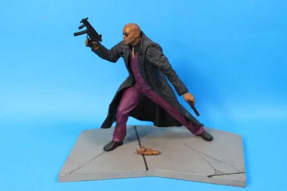 Morpheus - McFarland Toys (The Matrix Reloaded Movie) action figure collectible [Barcode 787926177237] - Main Image 4