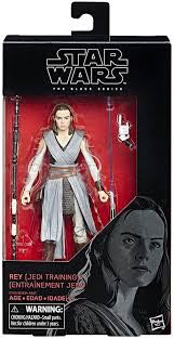 #44 Rey (Jedi Training) First Release - Hasbro (Star Wars Black Series (Red Wave)) action figure collectible - Main Image 1