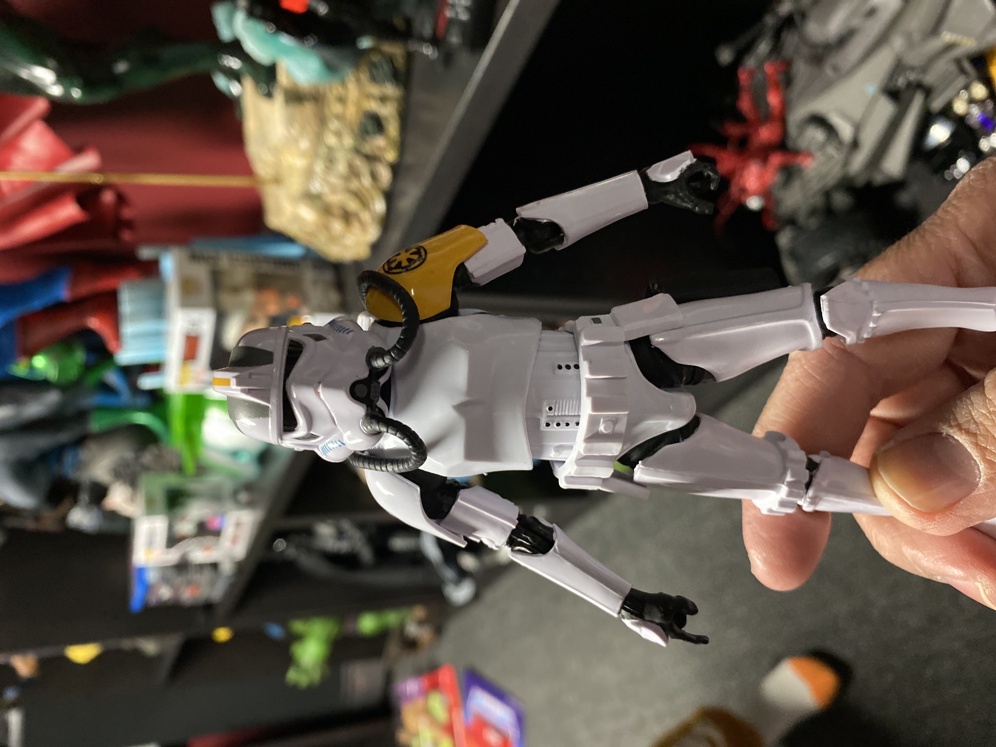 TBS3 6” Imperial Jumptrooper - Hasbro (Star Wars - The Black Series) action figure collectible [Barcode 630509791156] - Main Image 3