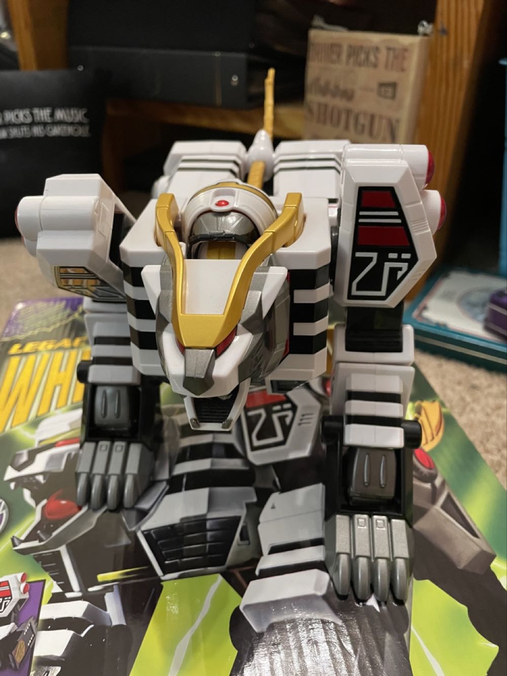 Mighty Morphin Power Rangers White Tigerzord - Bandai (Mighty Morphin Power Rangers) action figure collectible [Barcode 045557972066] - Main Image 4
