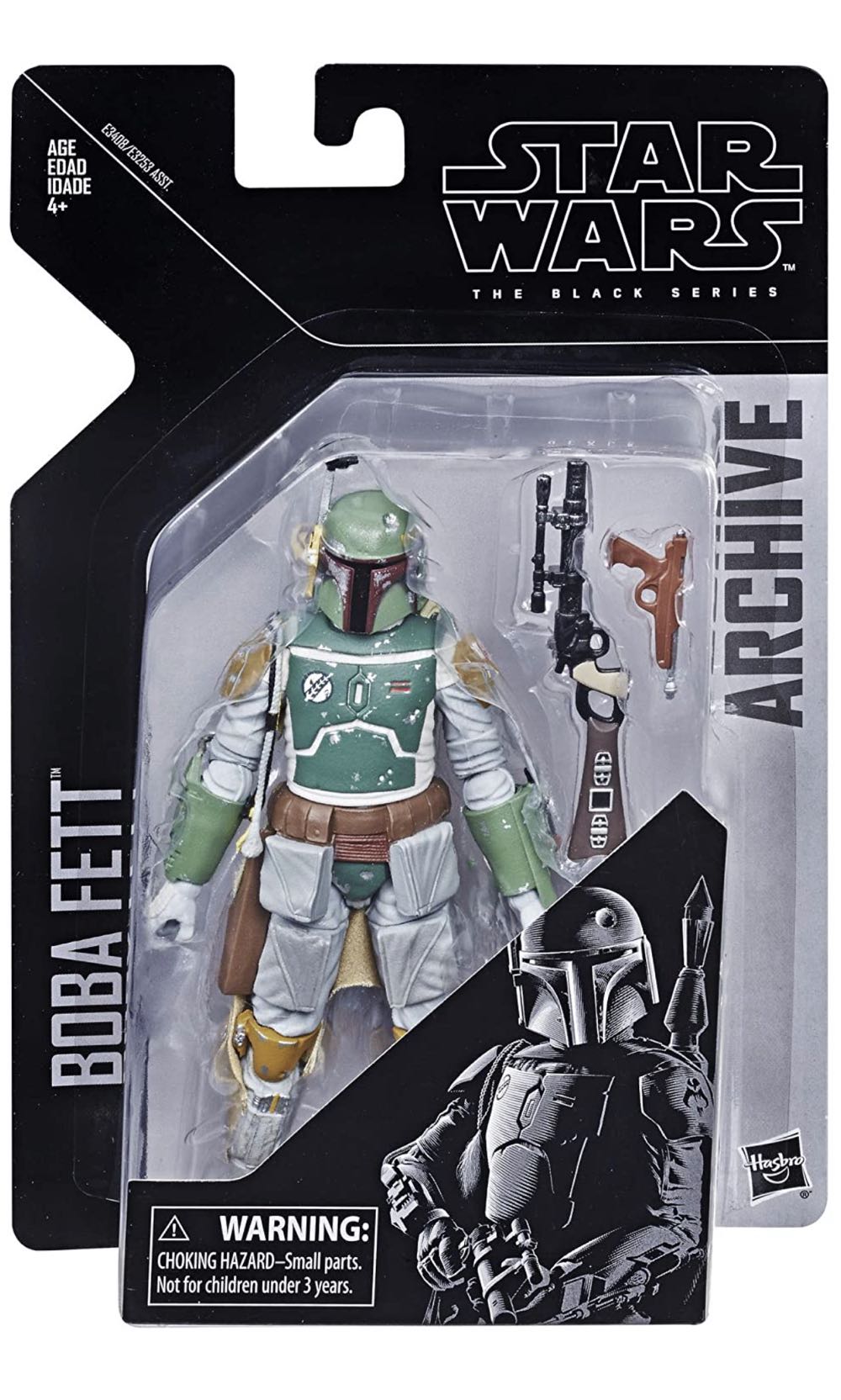 Boba Fett - Hasbro (Star Wars Black 6” Archive) (Starwars Black 6 inch) action figure collectible [Barcode 5010993553105] - Main Image 2