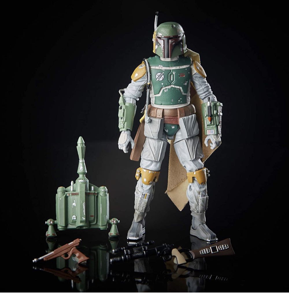 Boba Fett - Hasbro (Star Wars Black 6” Archive) (Starwars Black 6 inch) action figure collectible [Barcode 5010993553105] - Main Image 4