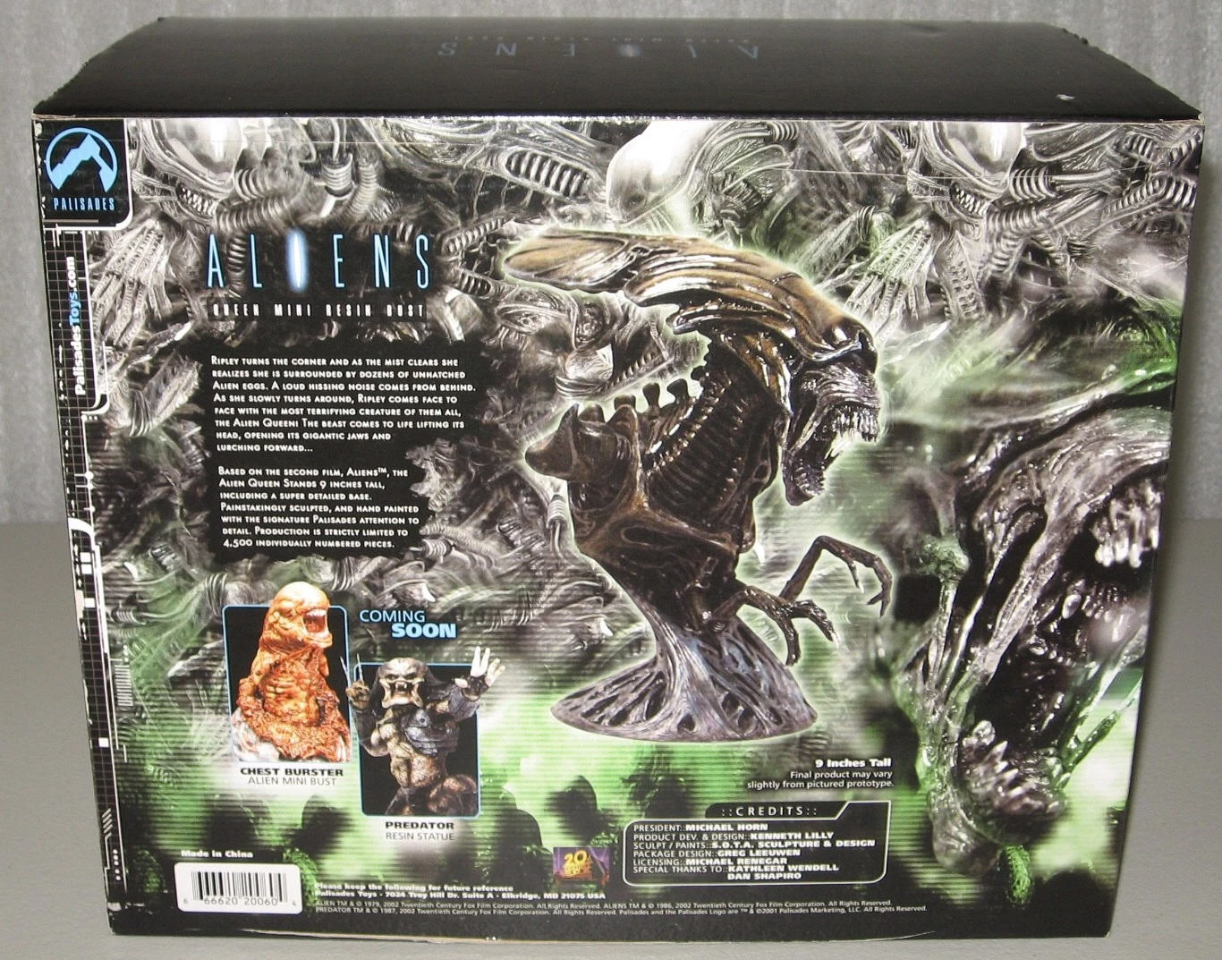 Aliens: Aliens Queen Mini Resin Bust - Palisades Toys (Space/Horror) action figure collectible [Barcode 666620200604] - Main Image 3