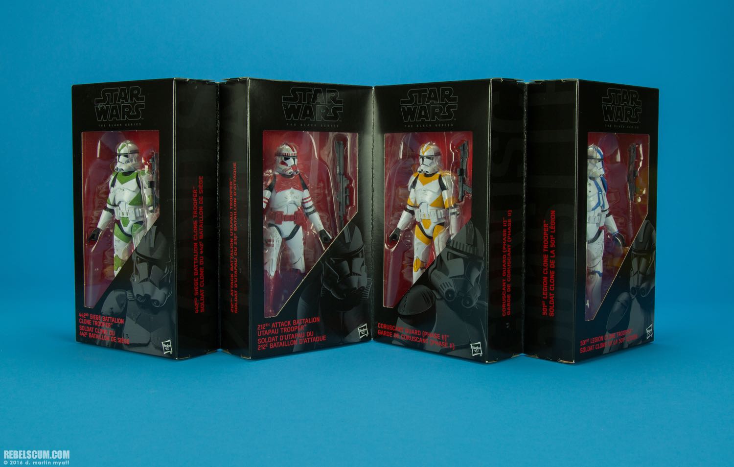 442nd Siege Battalion, 212th Attack Battalion, Coruscant Gaurd (Phase II), 501st Legiin Clone Trooper - Hasbro (Star Wars Black Series (Exclusive)) action figure collectible - Main Image 1