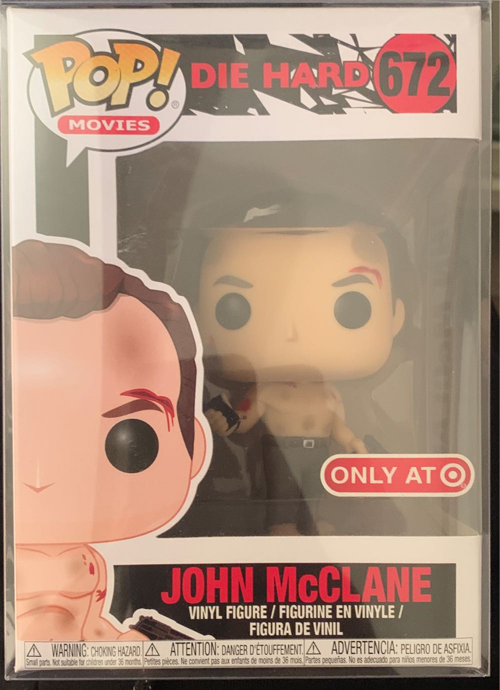 Funko Pop: John McClane (Die Hard) 672 Only At Target - Funko (Die Hard) action figure collectible [Barcode 889698338691] - Main Image 2