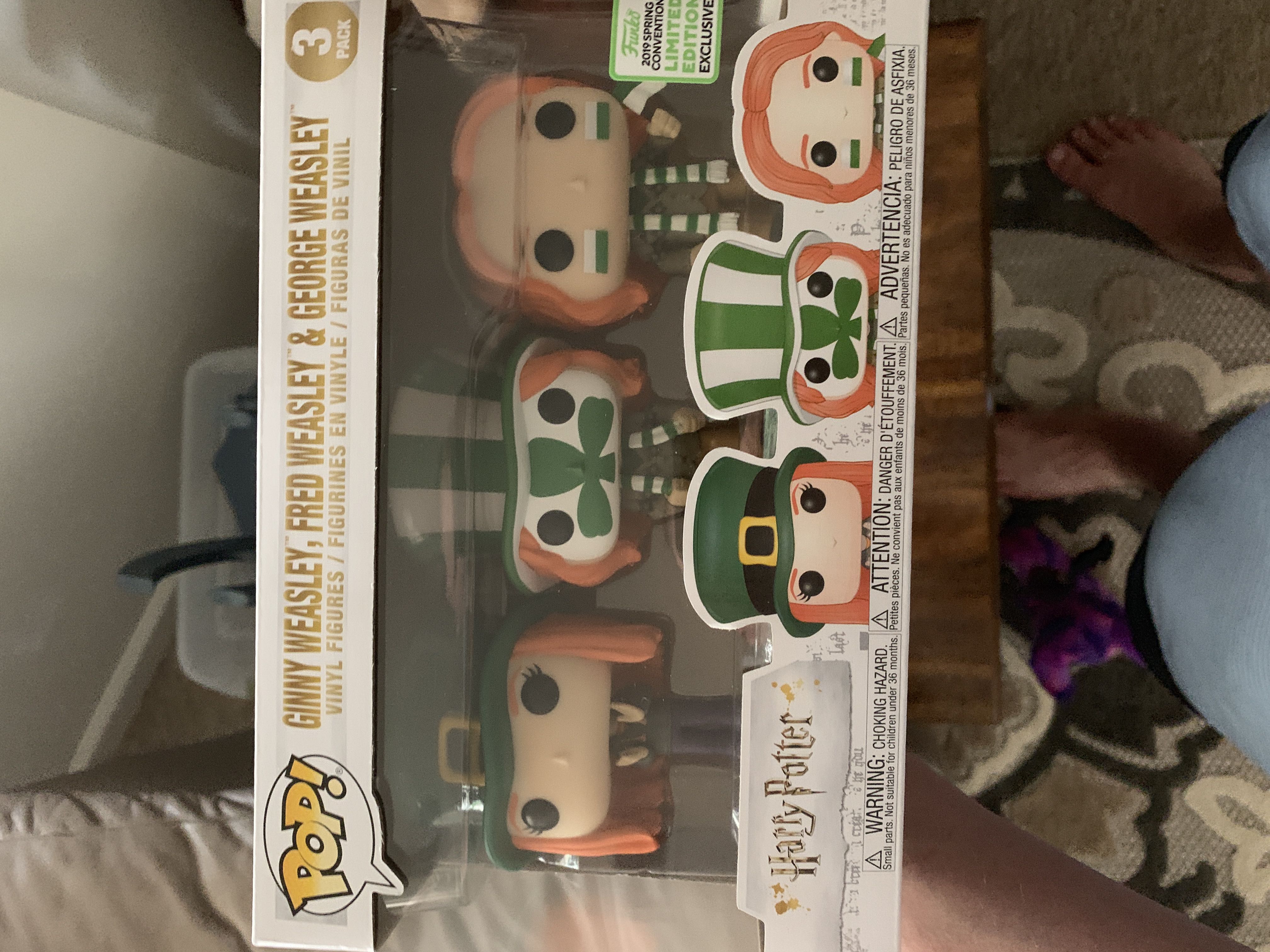 Harry Potter-3 Pack Ginny Fred And George Weasley 2019 Spring Convention Limited Edition Exclusive   action figure collectible [Barcode 889698372091] - Main Image 2