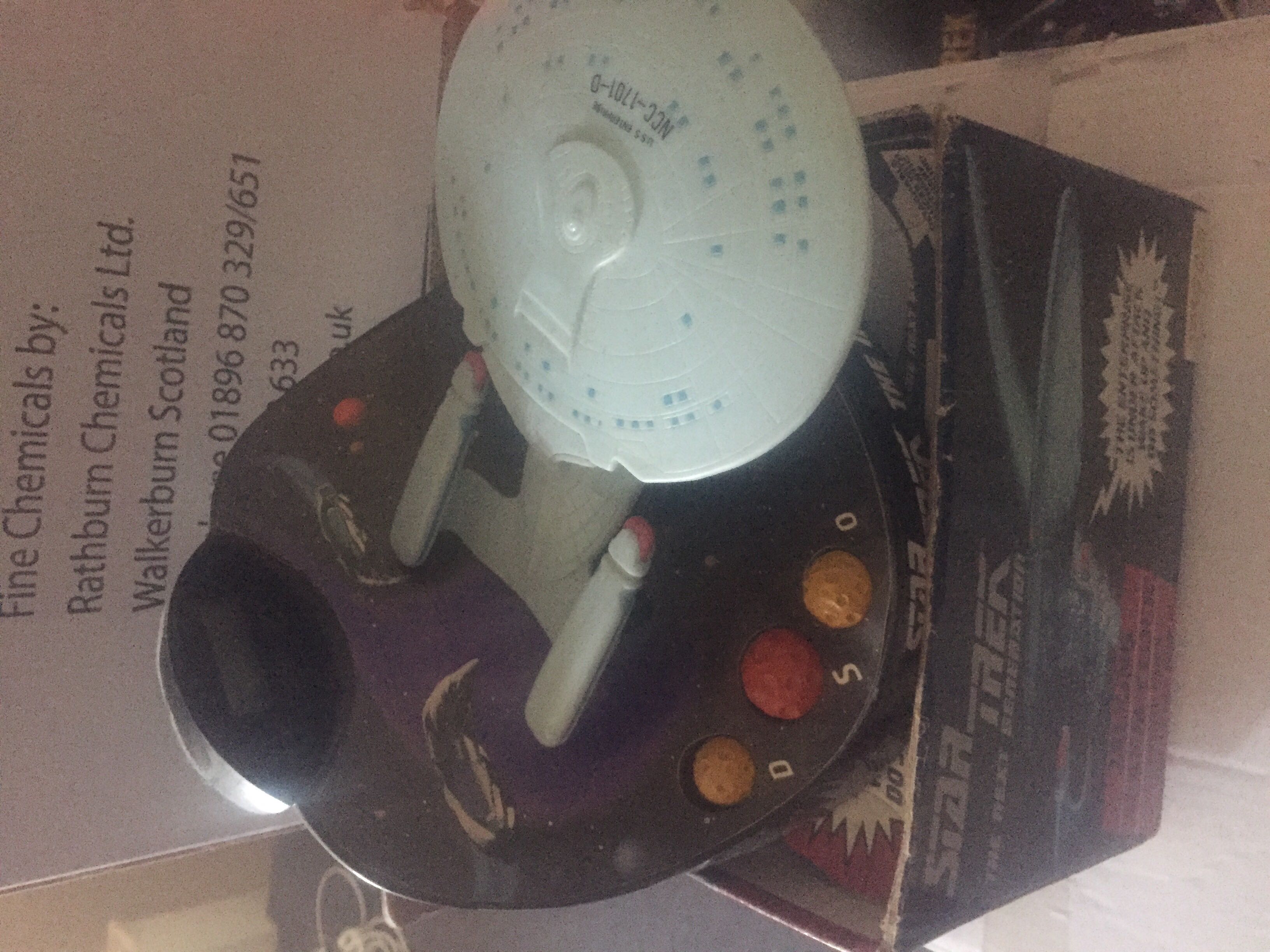 Star Trek The Next Generation Talking Alarm Clock - Wesco action figure collectible [Barcode 5024095210057] - Main Image 2