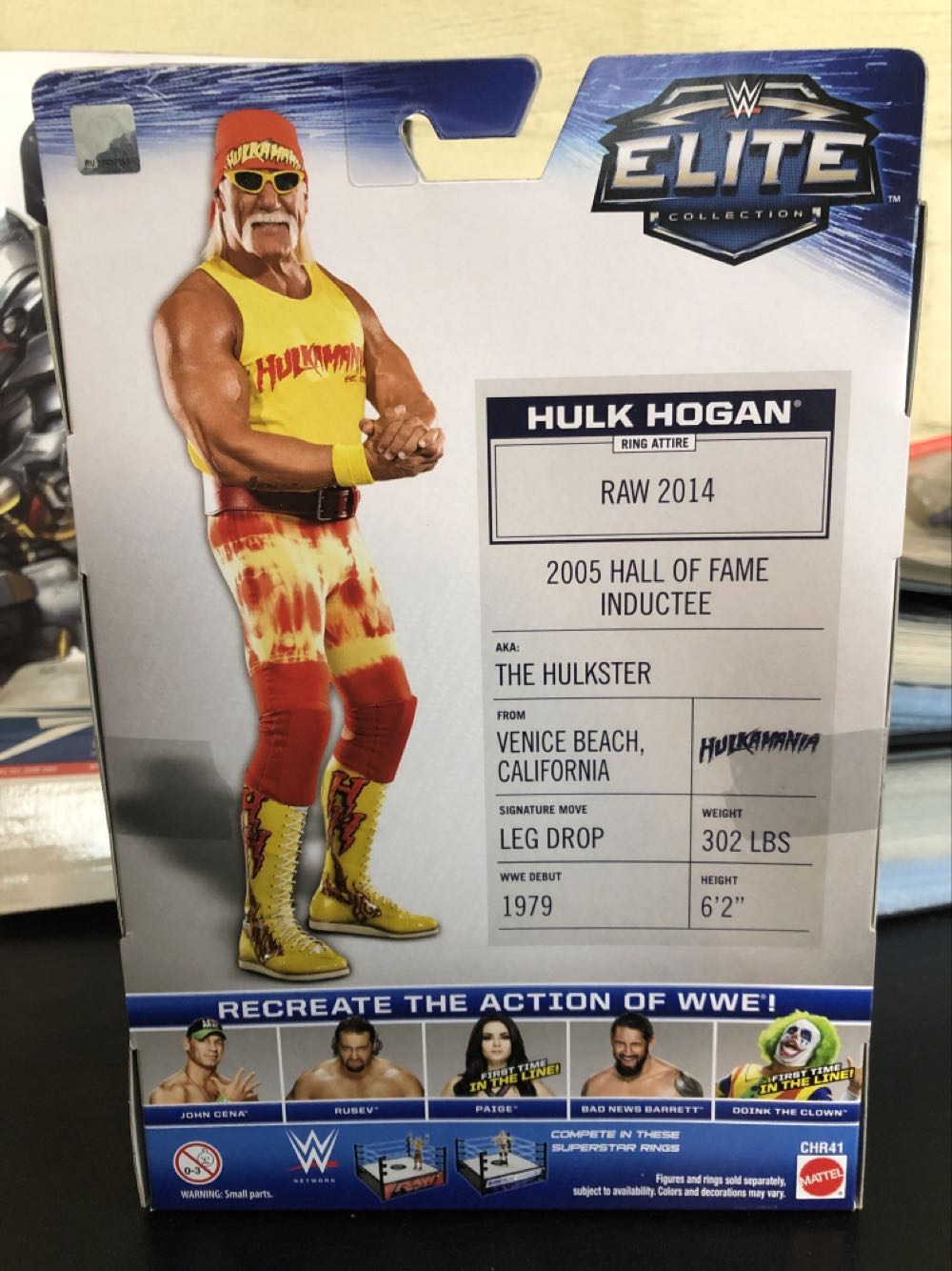 Hulk Hogan (Elite) - Mattel (Elite) action figure collectible [Barcode 887961086683] - Main Image 2
