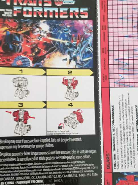 Gears - Takara / Hasbro (The Transformers) action figure collectible [Barcode 630509793105] - Main Image 3