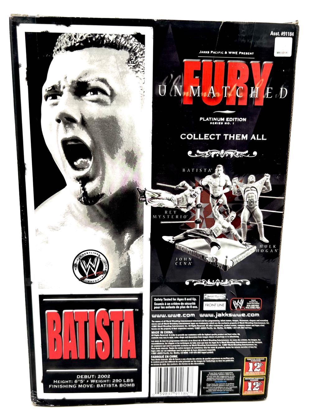 Rey Mysterio (2007) - JAKKS Pacific, Inc. (WWE Unmatched Fury Series) action figure collectible [Barcode 039897911847] - Main Image 2