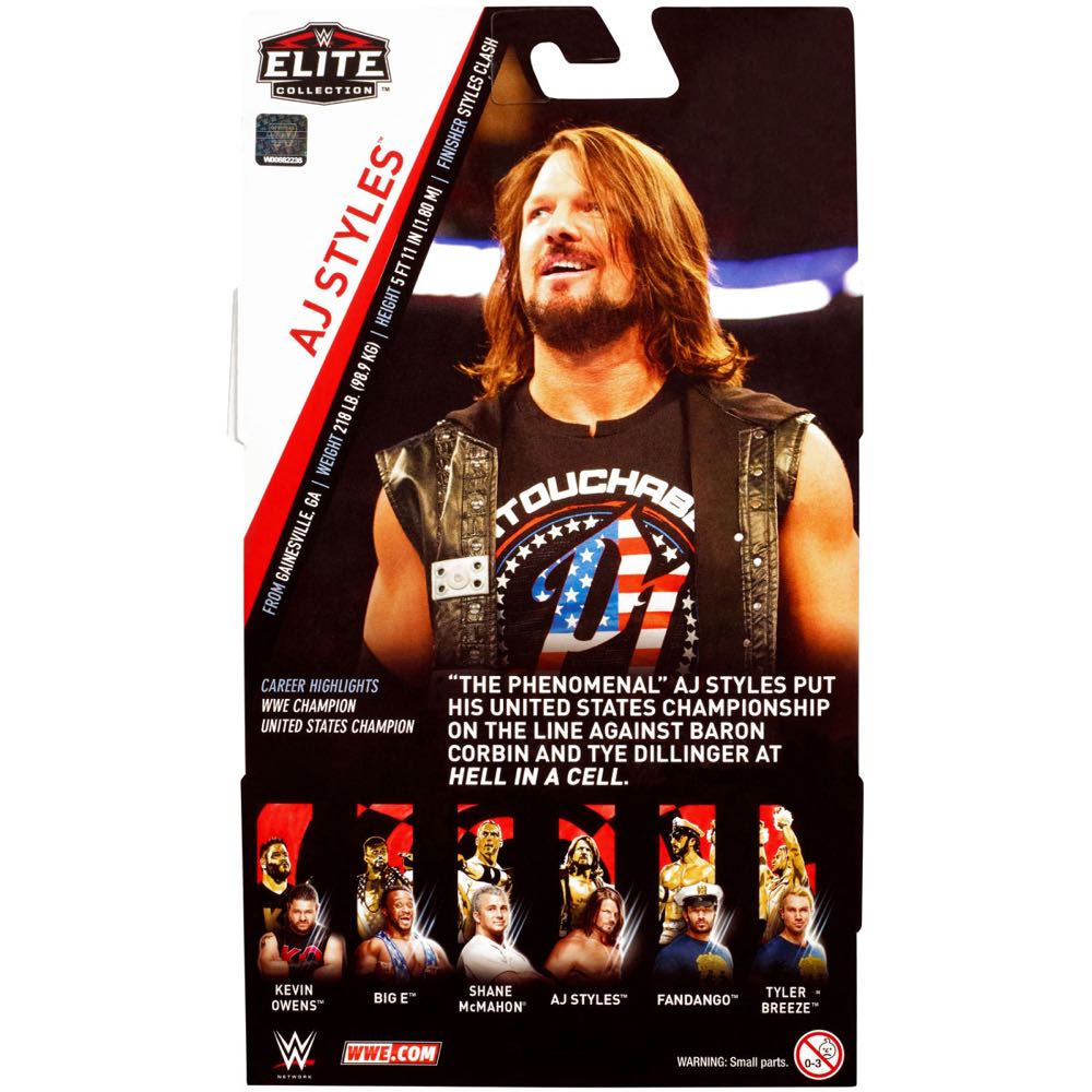 Aj Styles Elite 61 - Mattel (Elite 61) action figure collectible [Barcode 887961572537] - Main Image 2