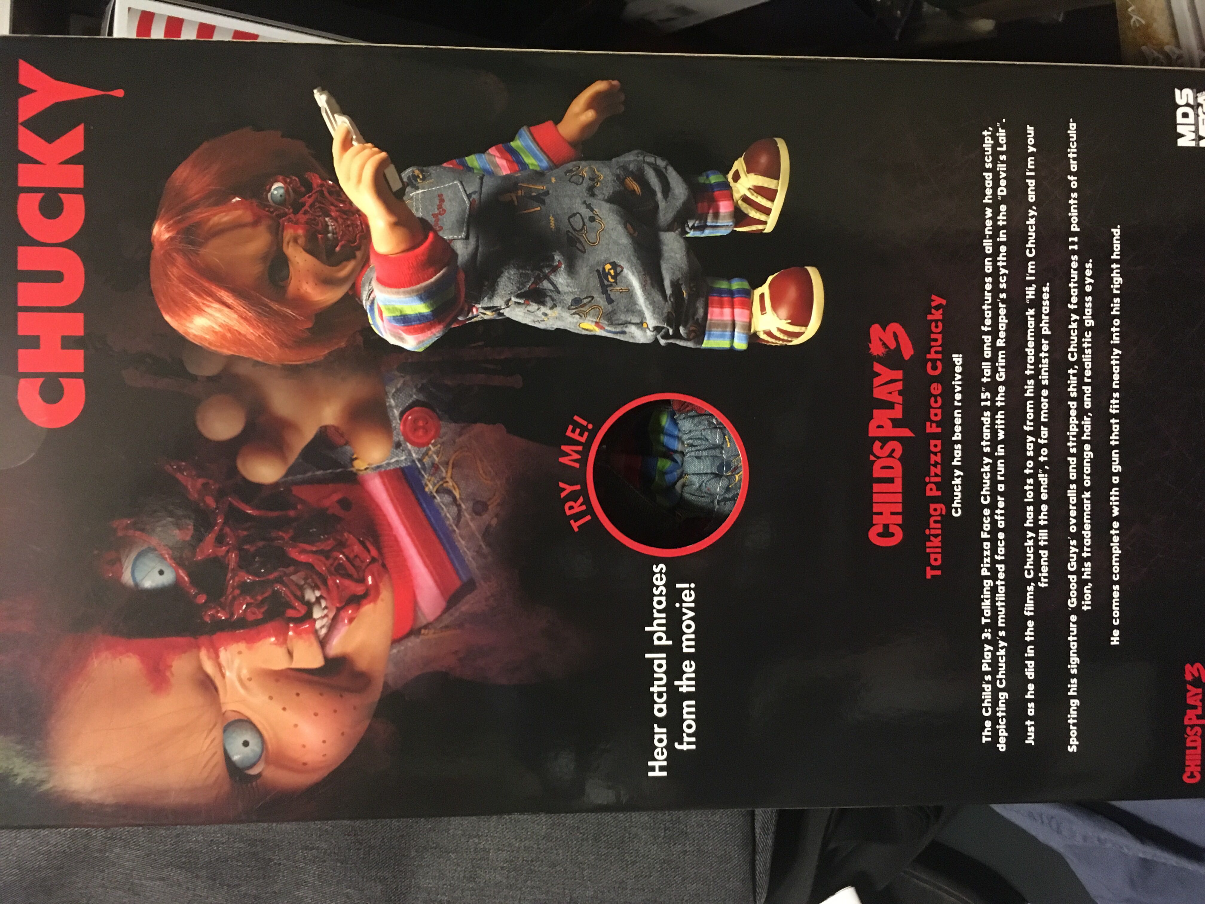 Chucky 15’ <Childs Play 3> - Mezco Toyz (Childs Play) action figure collectible [Barcode 696198780208] - Main Image 2