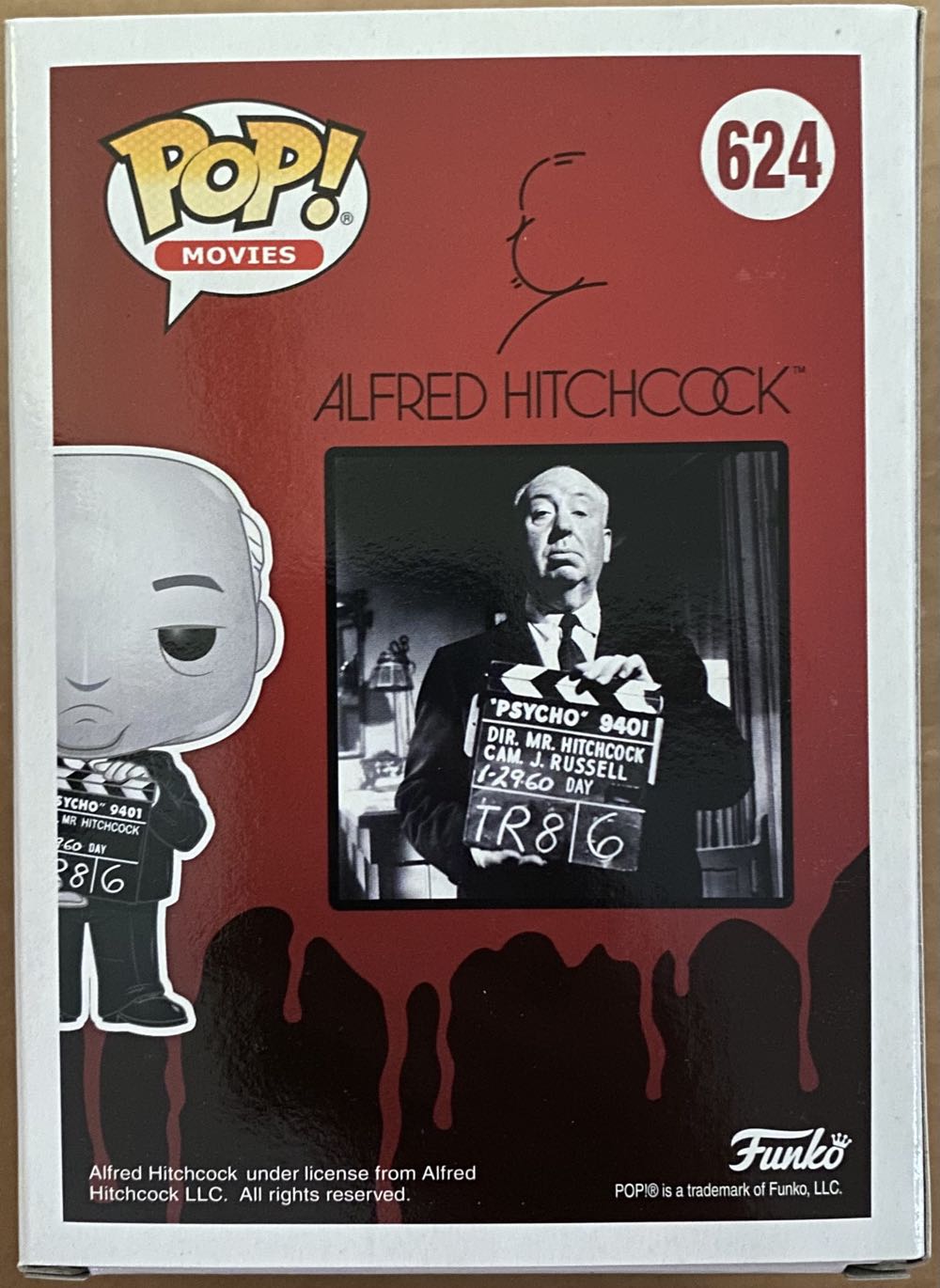 Alfred Hitchcock (director) 624 - Funko (Directors) action figure collectible [Barcode 889698331838] - Main Image 3