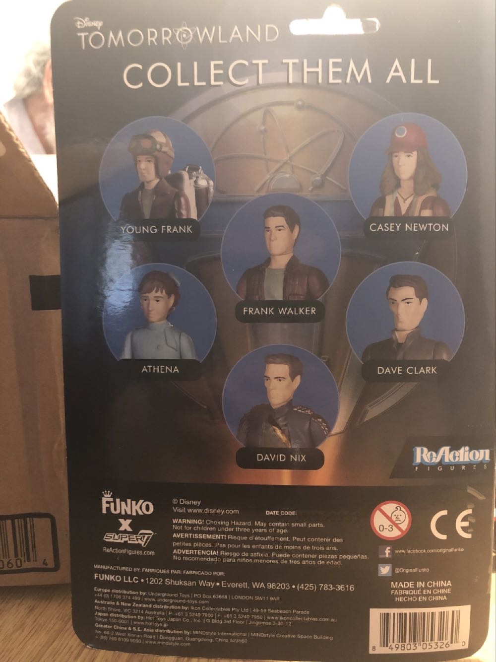 Frank Walker - Funko (Tomorrowland) action figure collectible [Barcode 849803053260] - Main Image 2