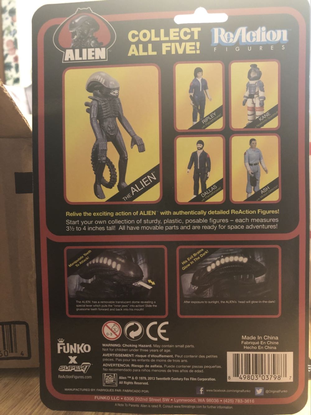 Dallas (Alien) - Funko (Alien Reaction) action figure collectible [Barcode 849803037987] - Main Image 2