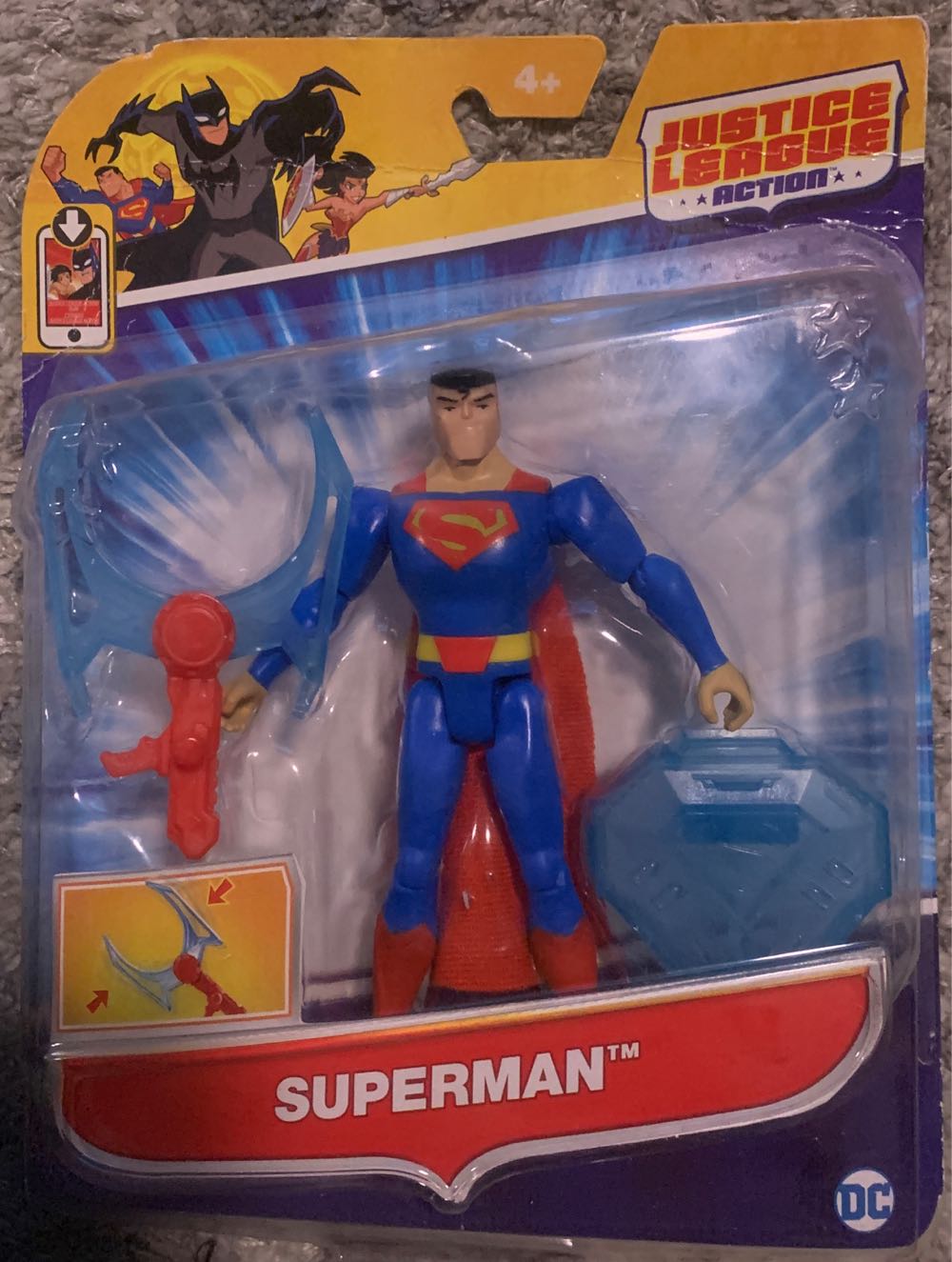 Justice League Action Superman - Mattel (Justice League Action) action figure collectible - Main Image 2