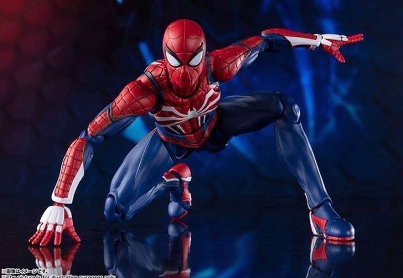 Spider-Man PS4 Tech Suit - Bandai S. H. Figuarts (Knock Off) (Game Play Station 4) action figure collectible - Main Image 3