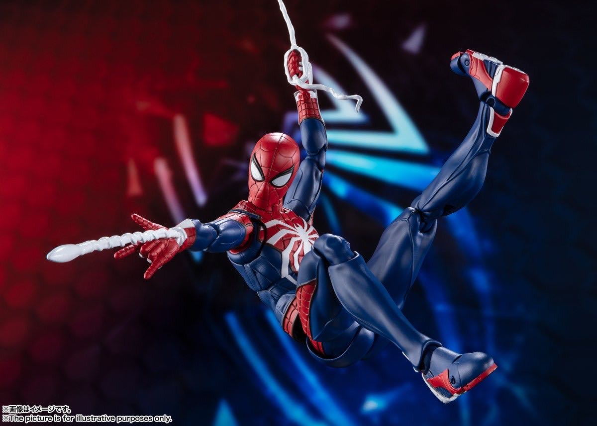 Spider-Man PS4 Tech Suit - Bandai S. H. Figuarts (Knock Off) (Game Play Station 4) action figure collectible - Main Image 4
