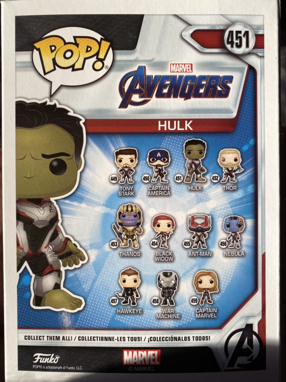 451 - Funko (Marvel) action figure collectible [Barcode 889698366595] - Main Image 2