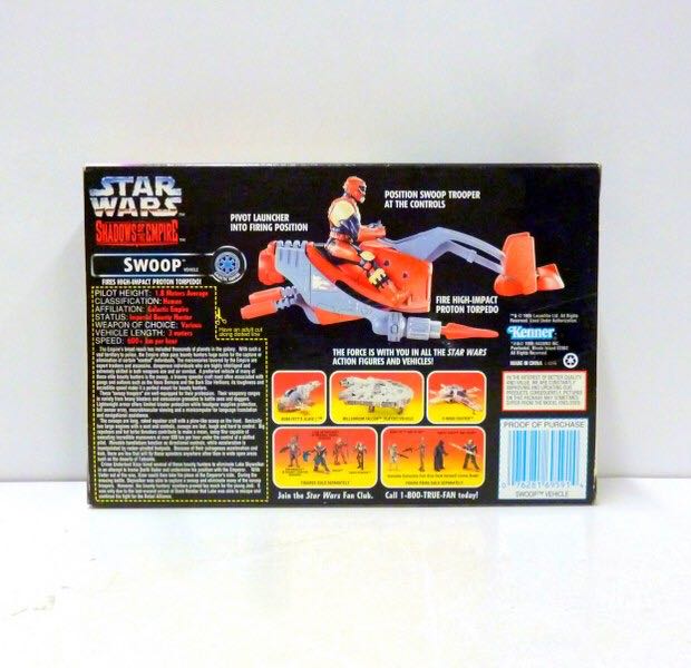 Swoop Vehicle w/ Swoop Trooper - Hasbro (Star Wars: Shadows of the Empire) action figure collectible [Barcode 076281695914] - Main Image 2