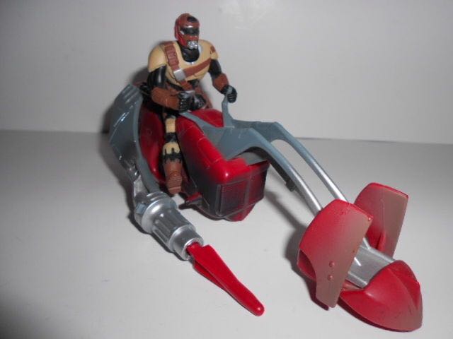 Swoop Vehicle w/ Swoop Trooper - Hasbro (Star Wars: Shadows of the Empire) action figure collectible [Barcode 076281695914] - Main Image 3