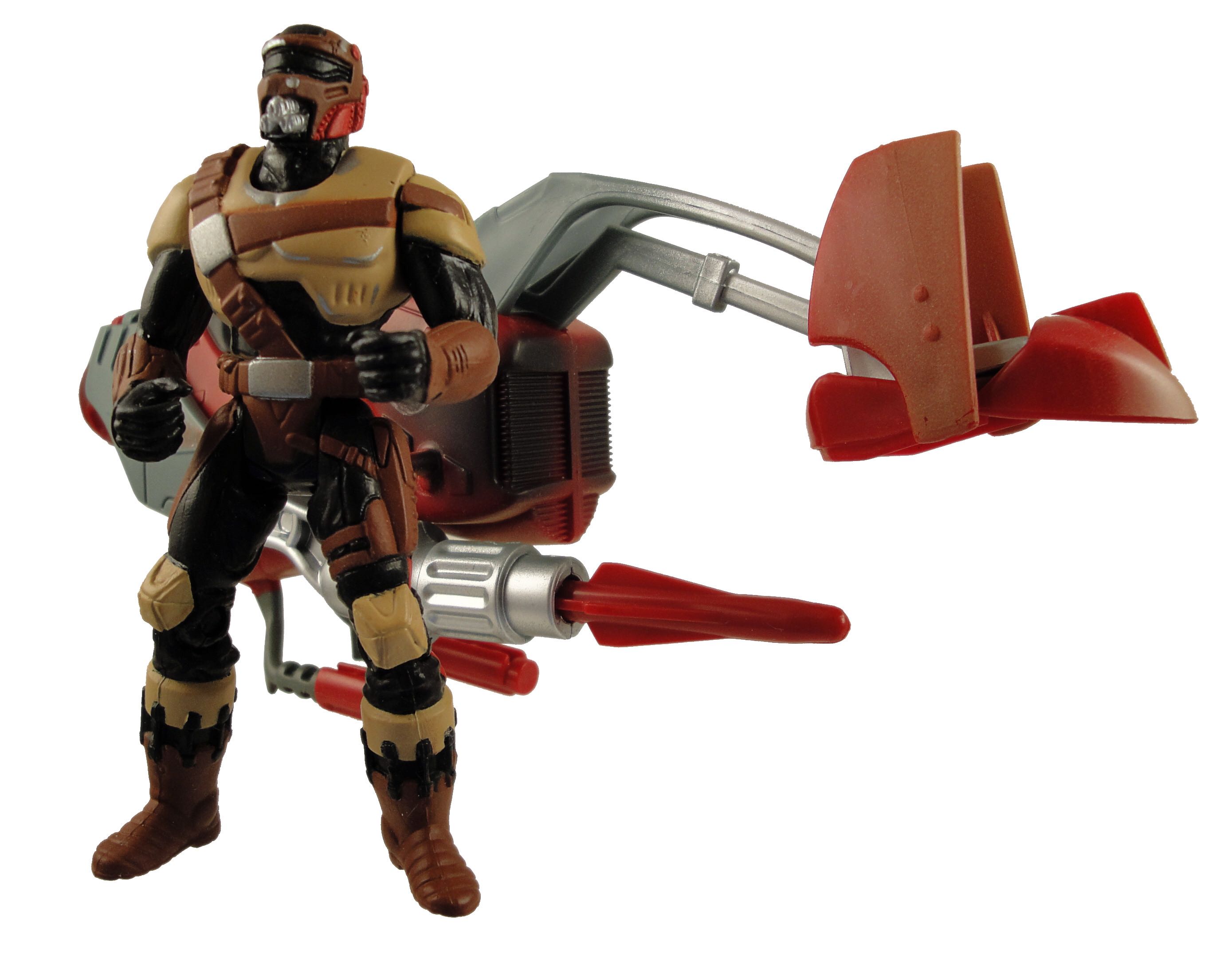 Swoop Vehicle w/ Swoop Trooper - Hasbro (Star Wars: Shadows of the Empire) action figure collectible [Barcode 076281695914] - Main Image 4