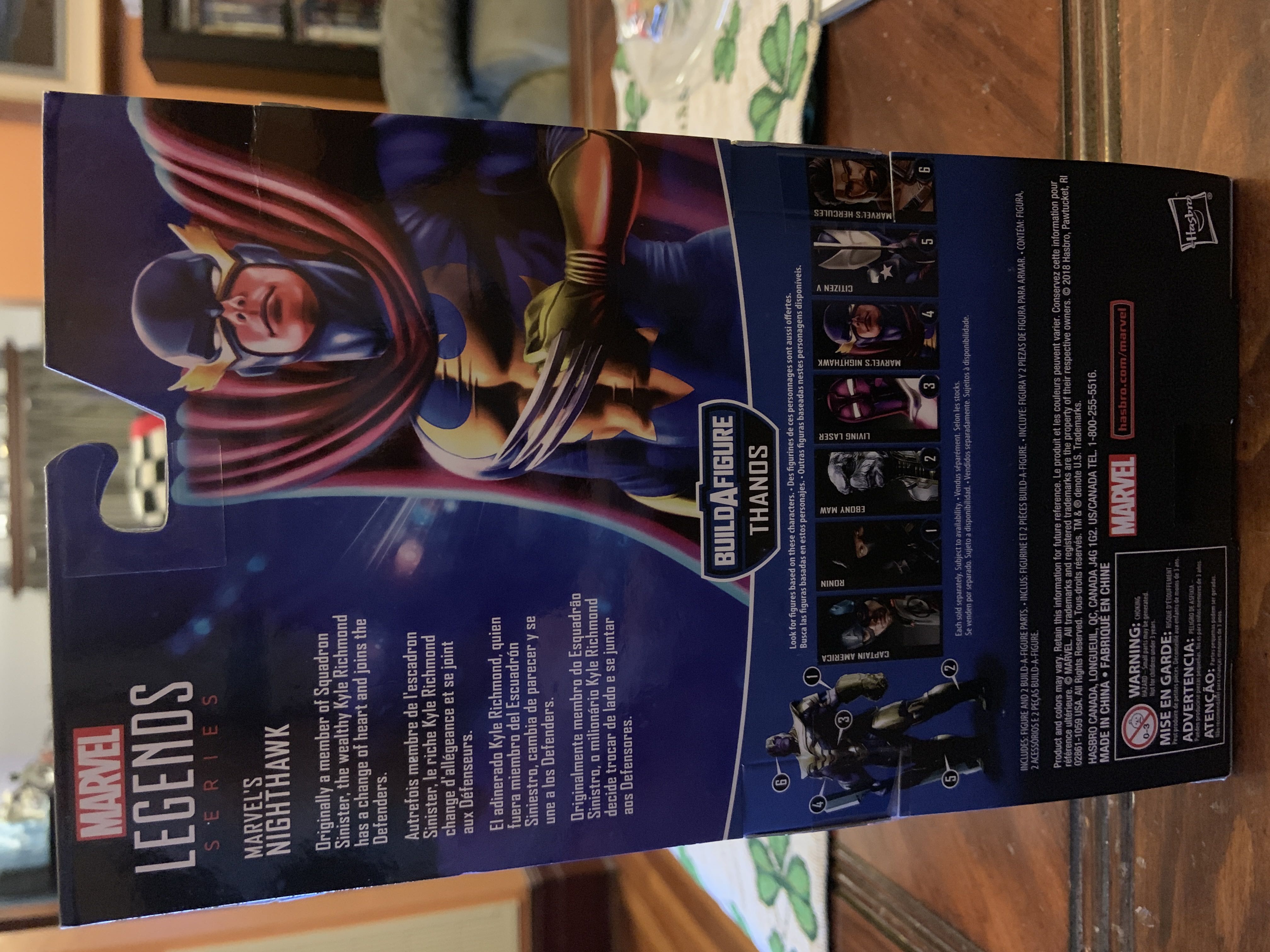 BAF Thanos 2: 4 Nighthawk - Hasbro (Thanos 2 BAF Wave) action figure collectible [Barcode 630509803453] - Main Image 2