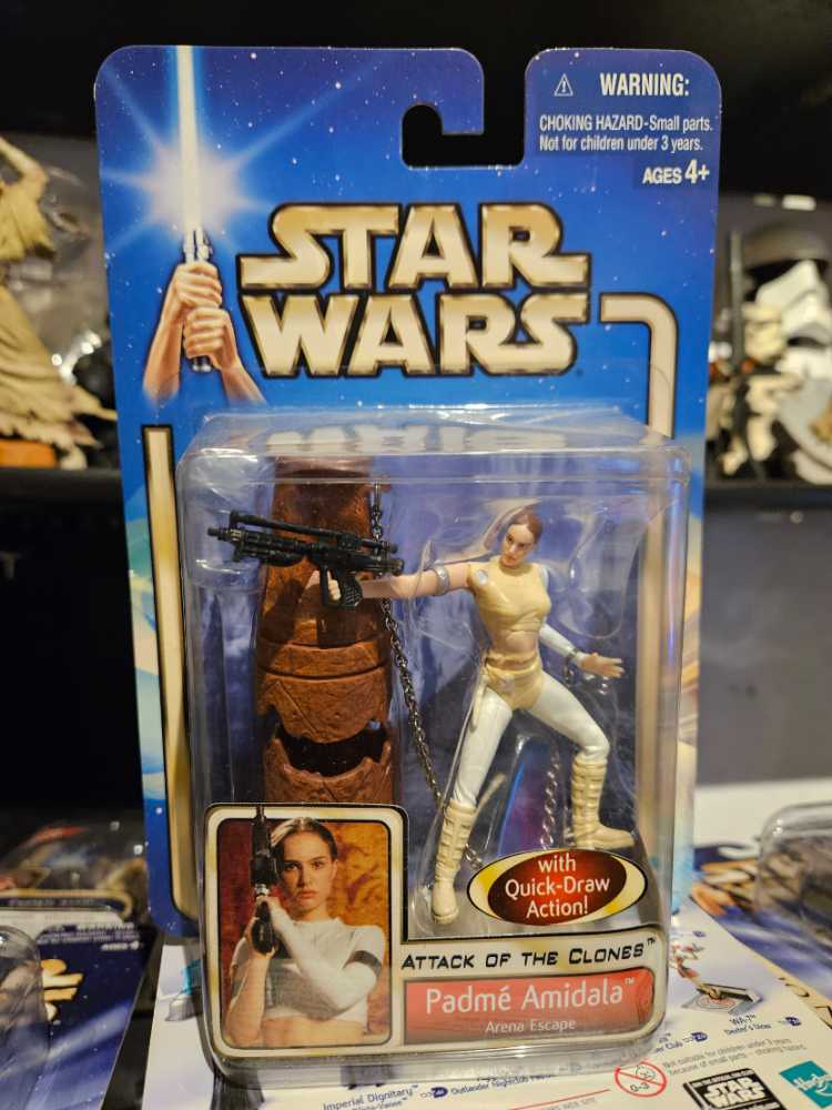 Padme Amidala (Arena Escape) #02/02 - Hasbro (Star Wars Saga) action figure collectible [Barcode 076930848555] - Main Image 4