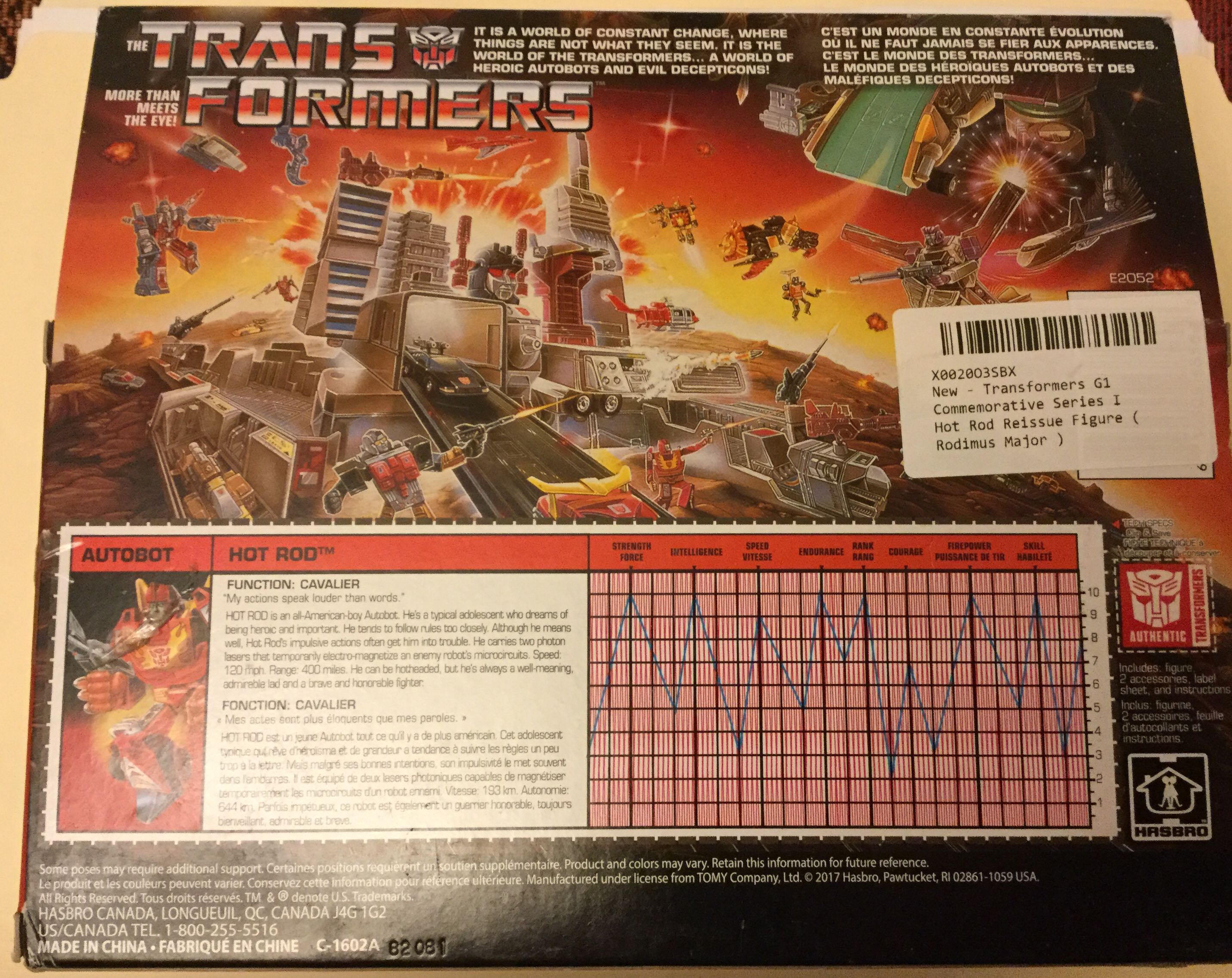 Hot Rod  (Transformers G1 Reissue) action figure collectible - Main Image 2