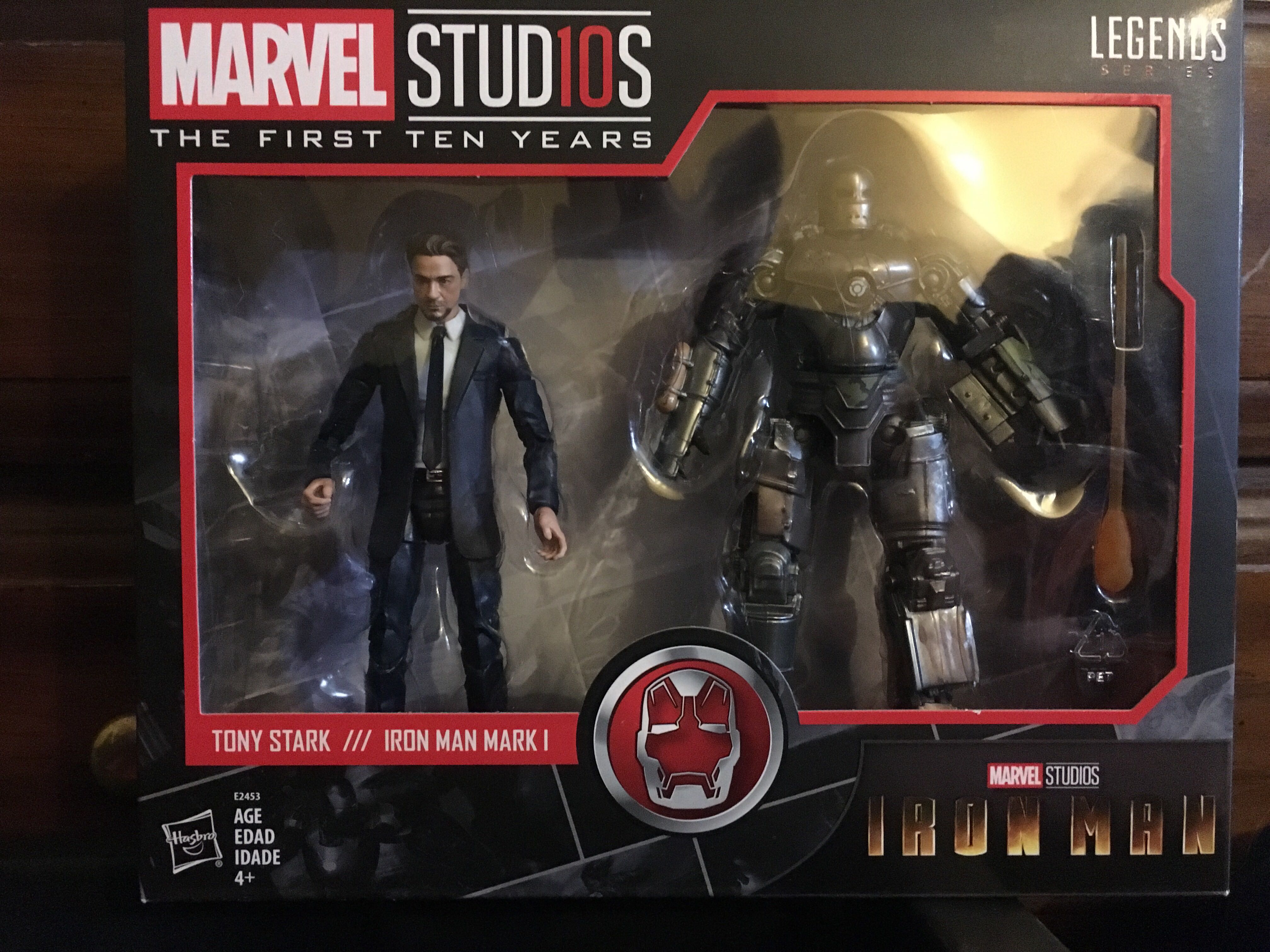 Tony Stark and Iron Man (Mark 1) - Hasbro (Marvel Studios: The First Ten Years) action figure collectible [Barcode 630509707706] - Main Image 1