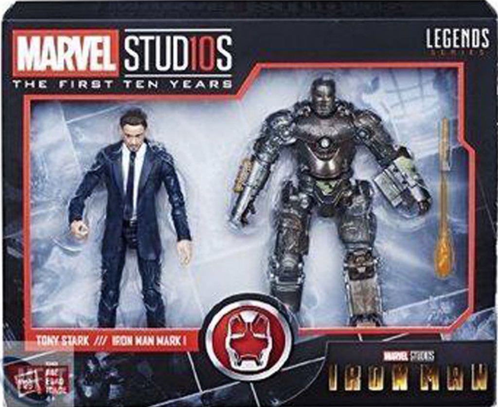 Tony Stark and Iron Man (Mark 1) - Hasbro (Marvel Studios: The First Ten Years) action figure collectible [Barcode 630509707706] - Main Image 2