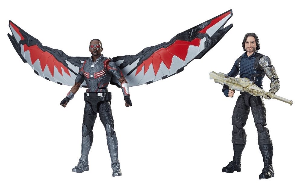 Winter Soldier & Falcon - Avengers: Infinity War - Hasbro (Marvel Cinematic Universe) action figure collectible [Barcode 630509750825] - Main Image 4